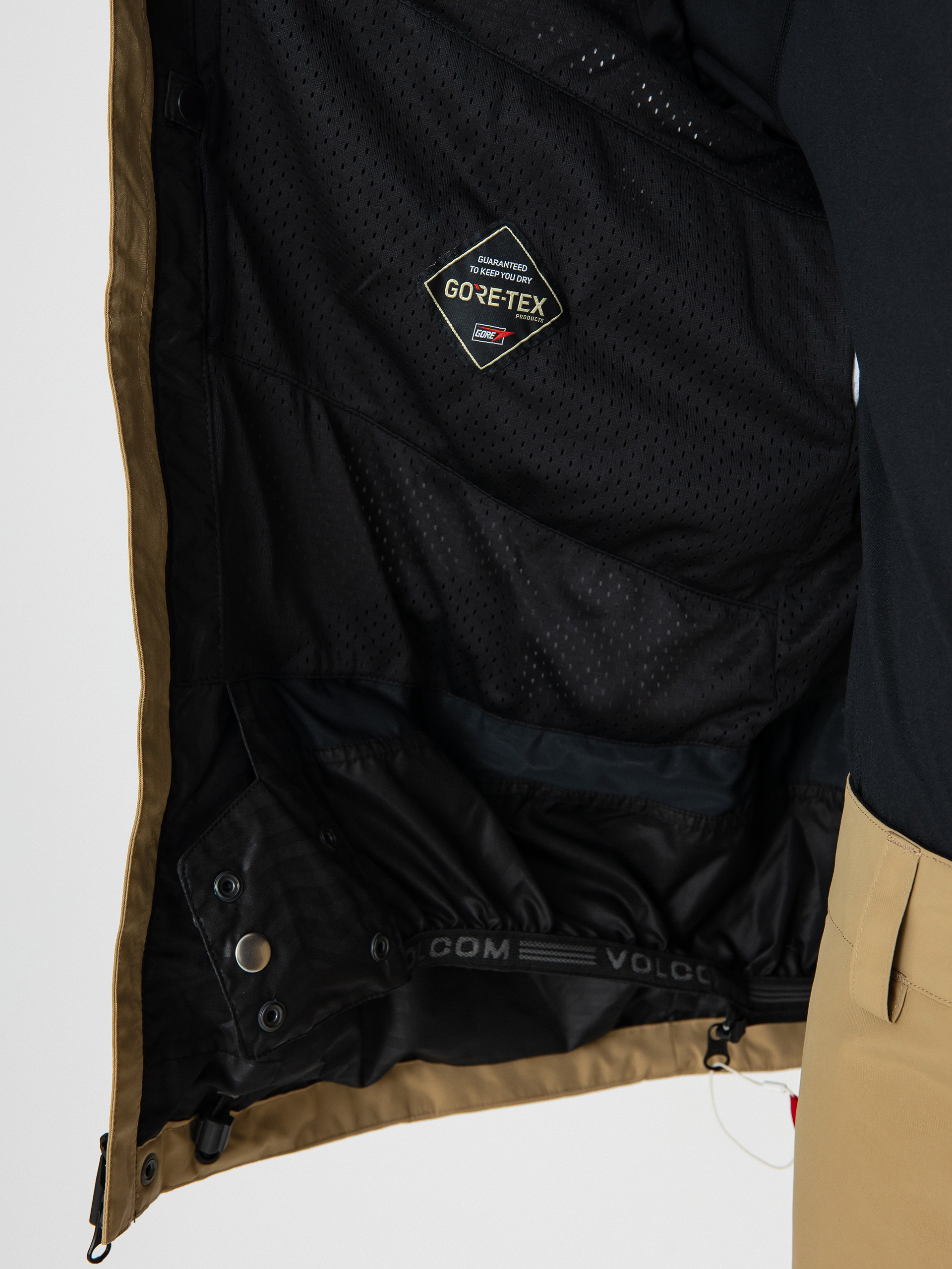 Férfi Volcom Dua Gore Tex Snowboard dzseki (dark khaki)