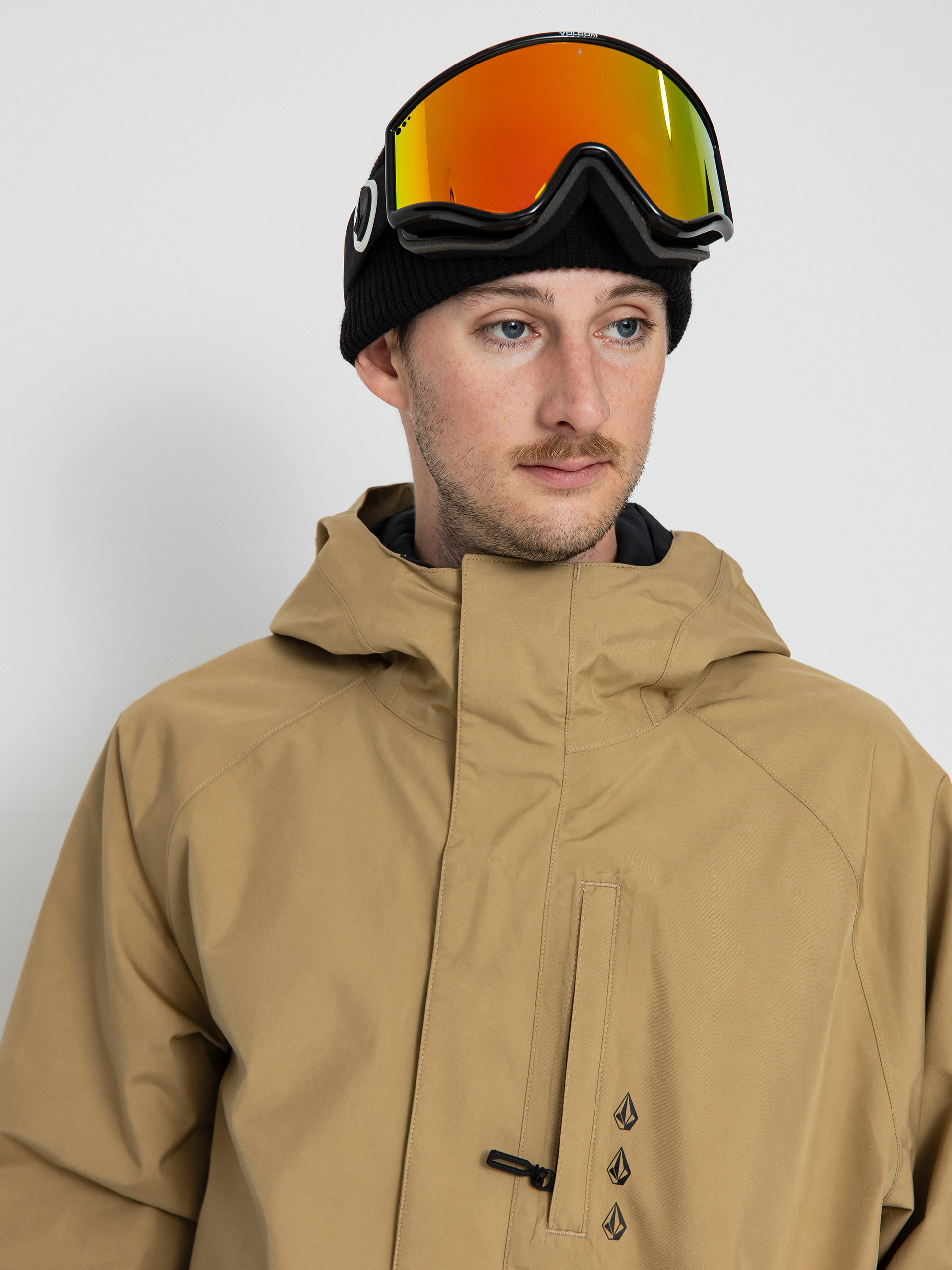 Férfi Volcom Dua Gore Tex Snowboard dzseki (dark khaki)