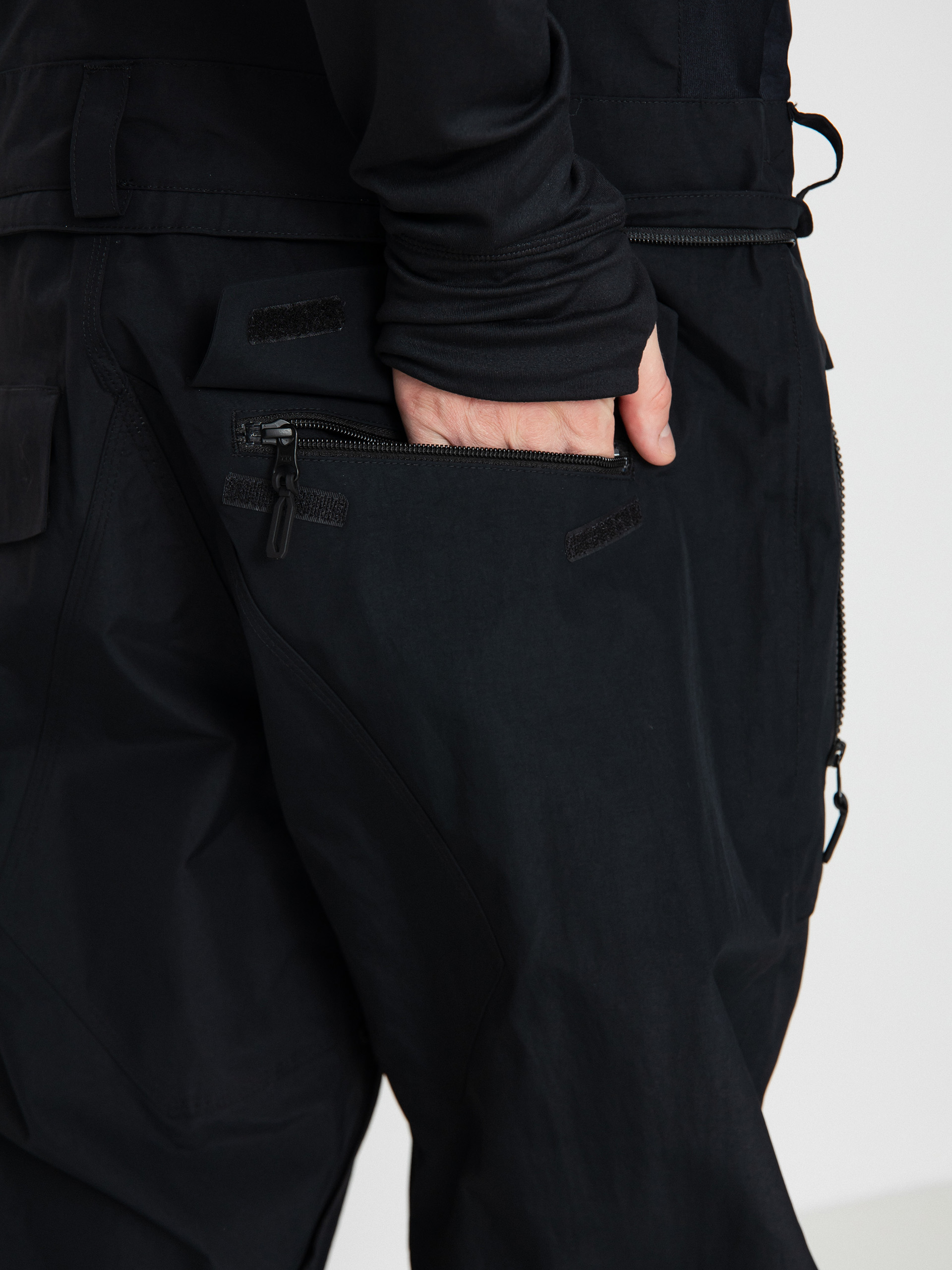 Férfi Volcom Rain Gore Tex Bib Overall Snowboard nadrág (black)