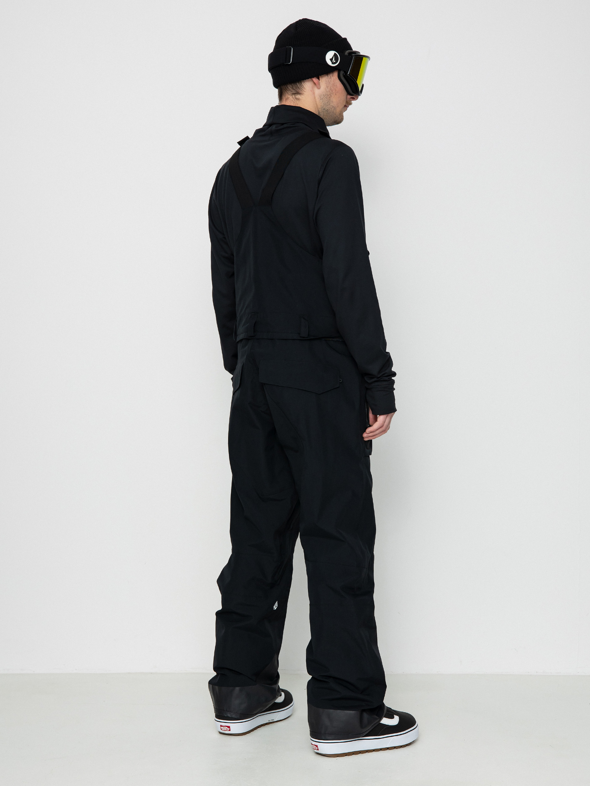 Férfi Volcom Rain Gore Tex Bib Overall Snowboard nadrág (black)