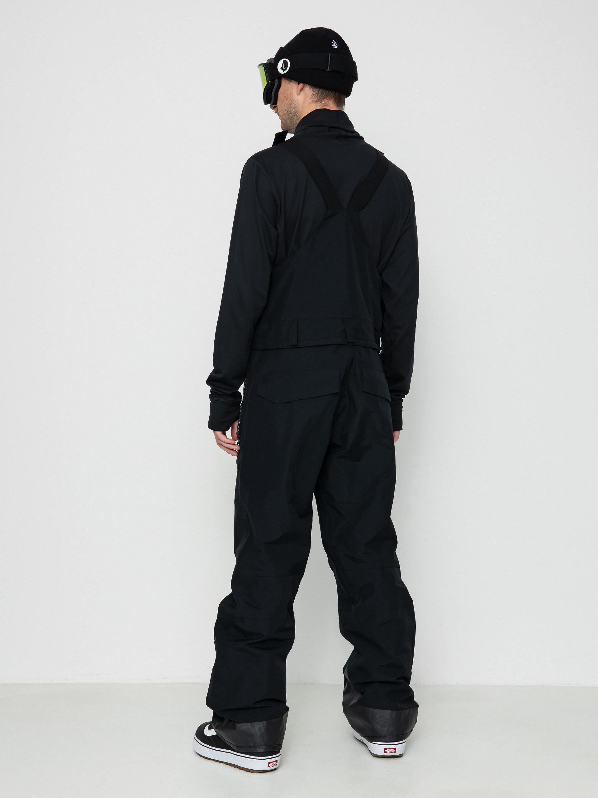 Férfi Volcom Rain Gore Tex Bib Overall Snowboard nadrág (black)