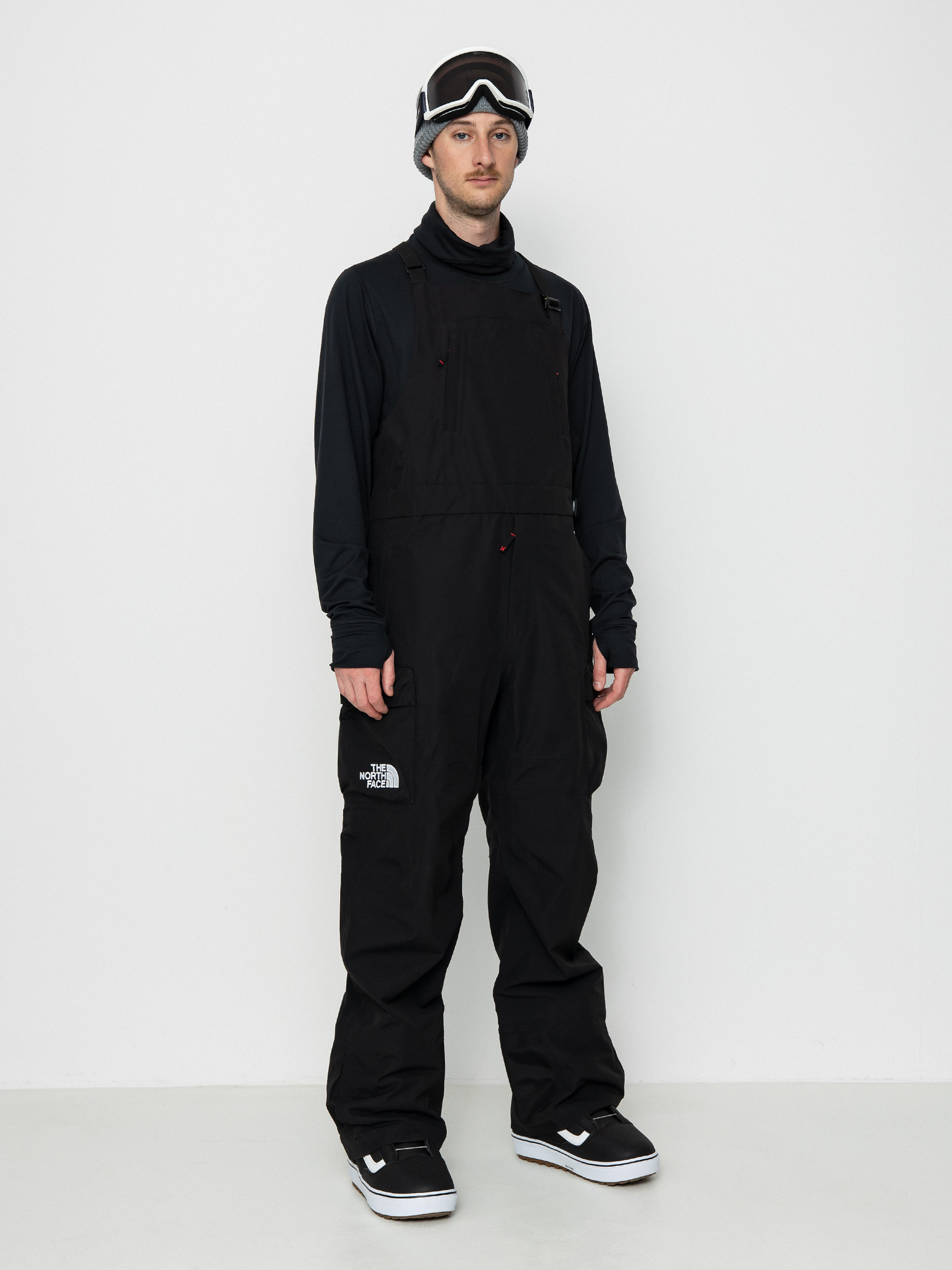 Férfi The North Face Dragline Bib Snowboard nadrág (tnf black)