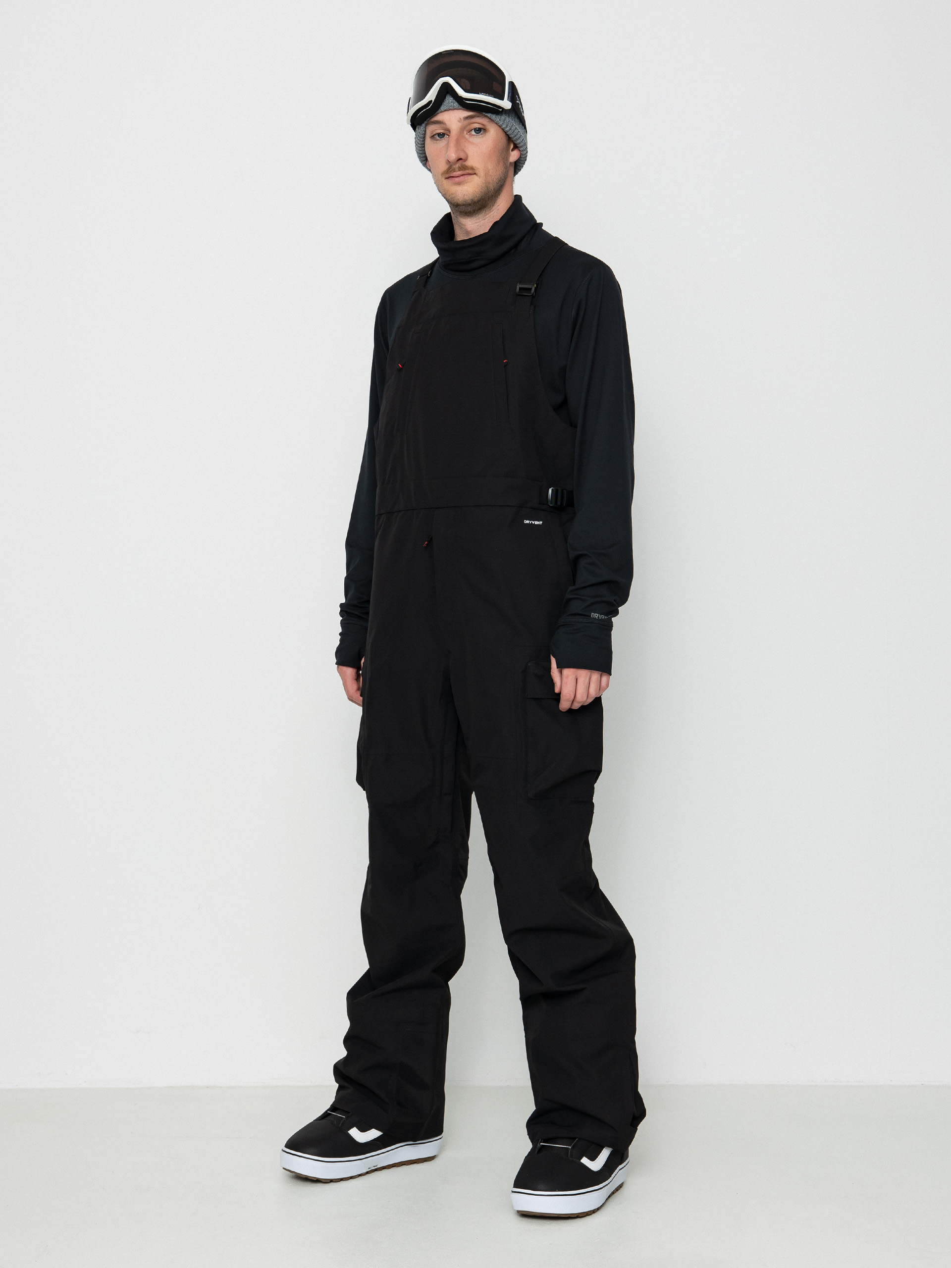 Férfi The North Face Dragline Bib Snowboard nadrág (tnf black)