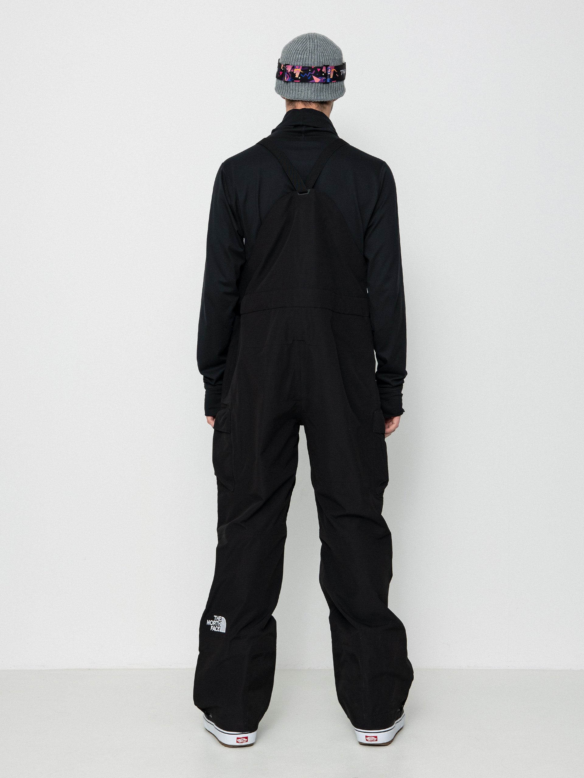 Férfi The North Face Dragline Bib Snowboard nadrág (tnf black)