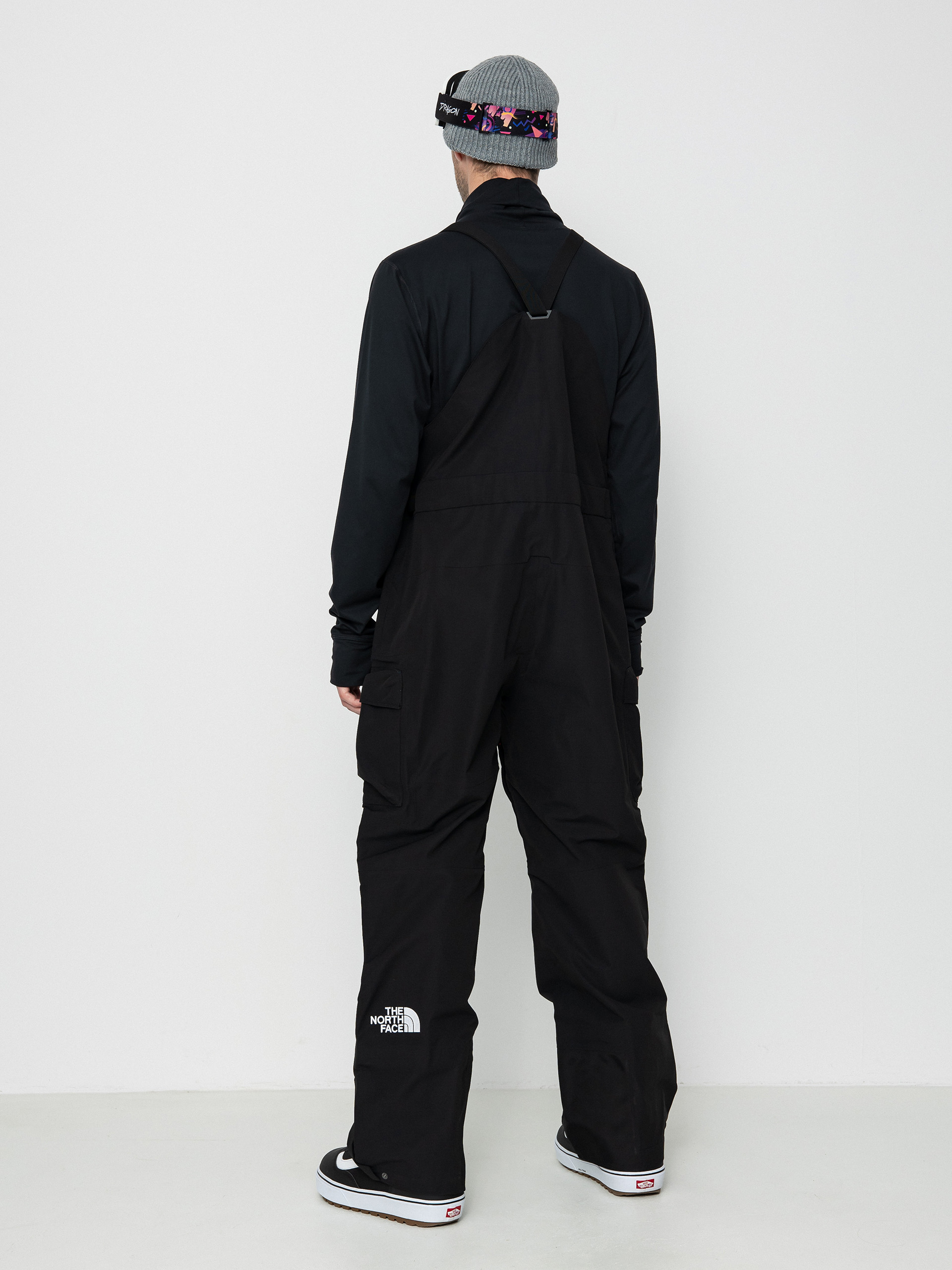 Férfi The North Face Dragline Bib Snowboard nadrág (tnf black)