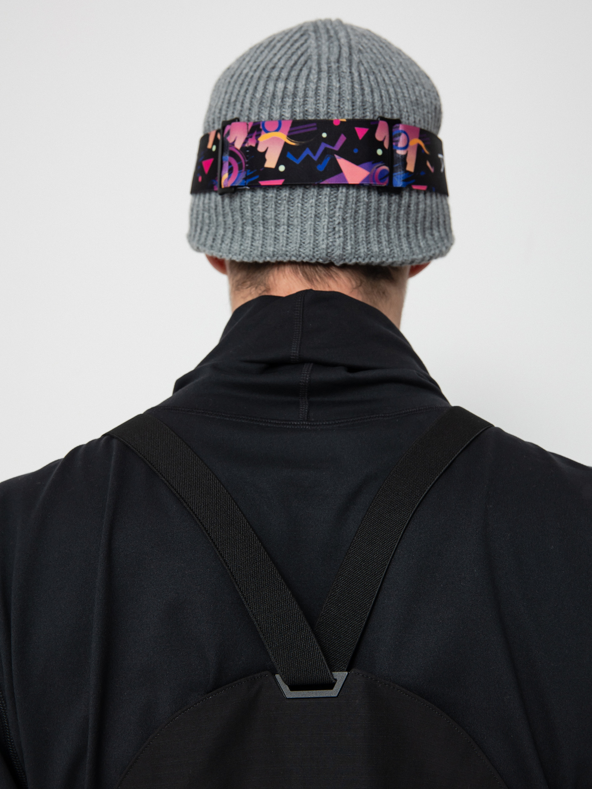 Férfi The North Face Dragline Bib Snowboard nadrág (tnf black)