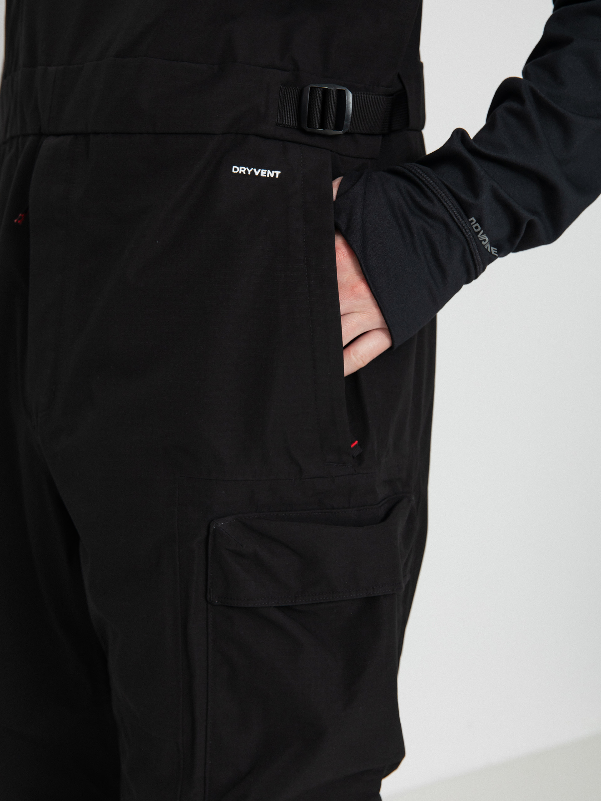 Férfi The North Face Dragline Bib Snowboard nadrág (tnf black)