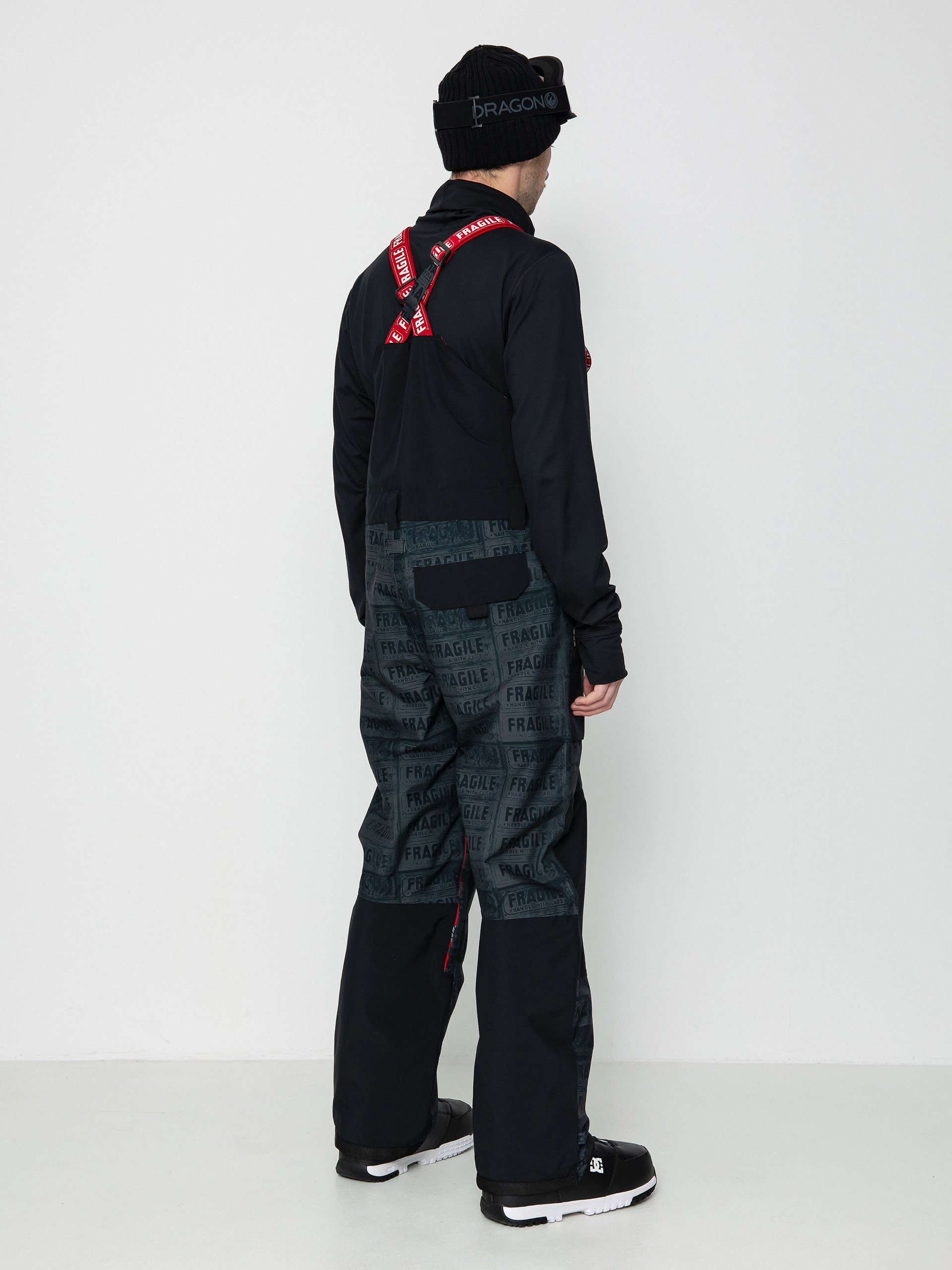 Férfi DC Aw Shadow Bib Snowboard nadrág (black fragile)