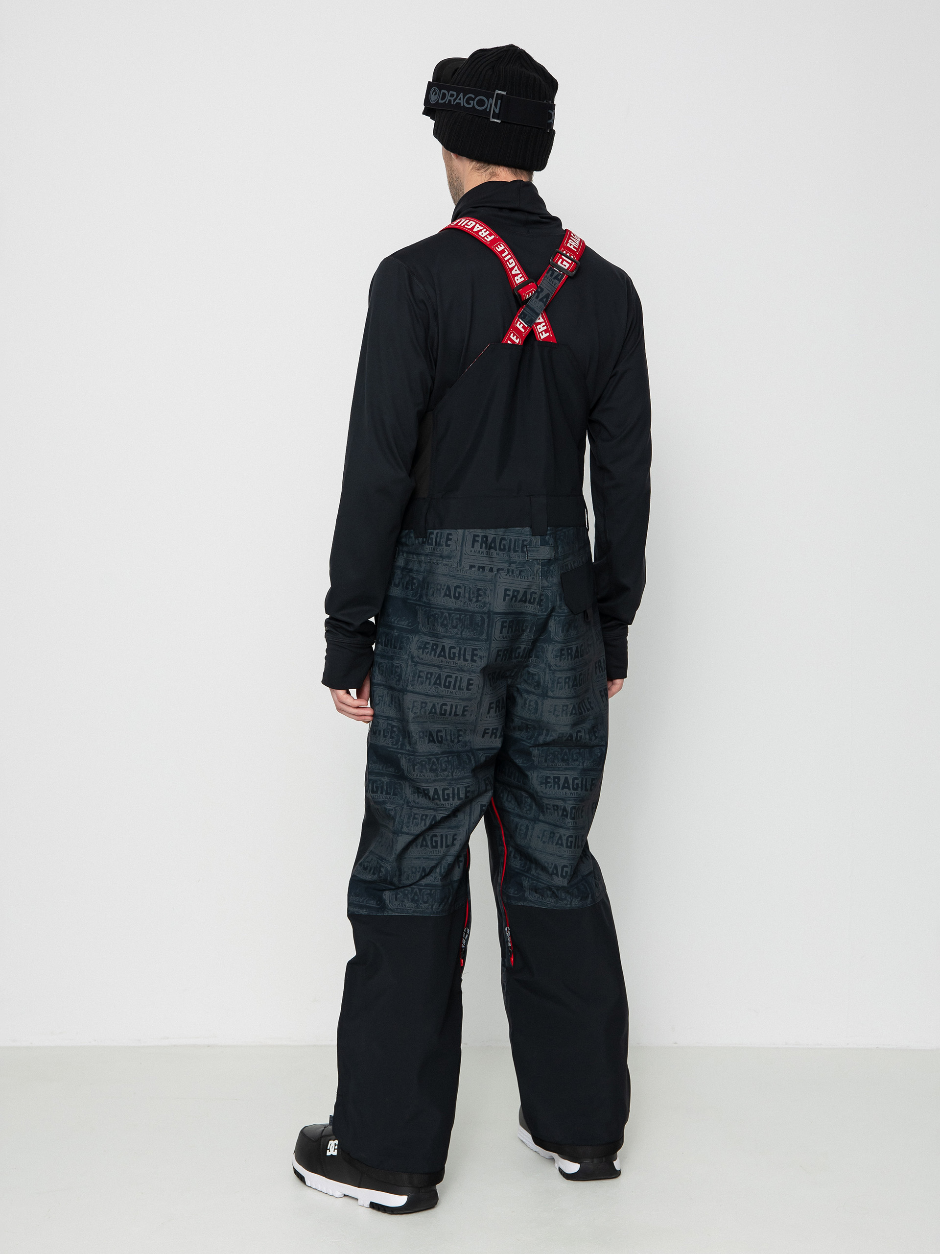 Férfi DC Aw Shadow Bib Snowboard nadrág (black fragile)