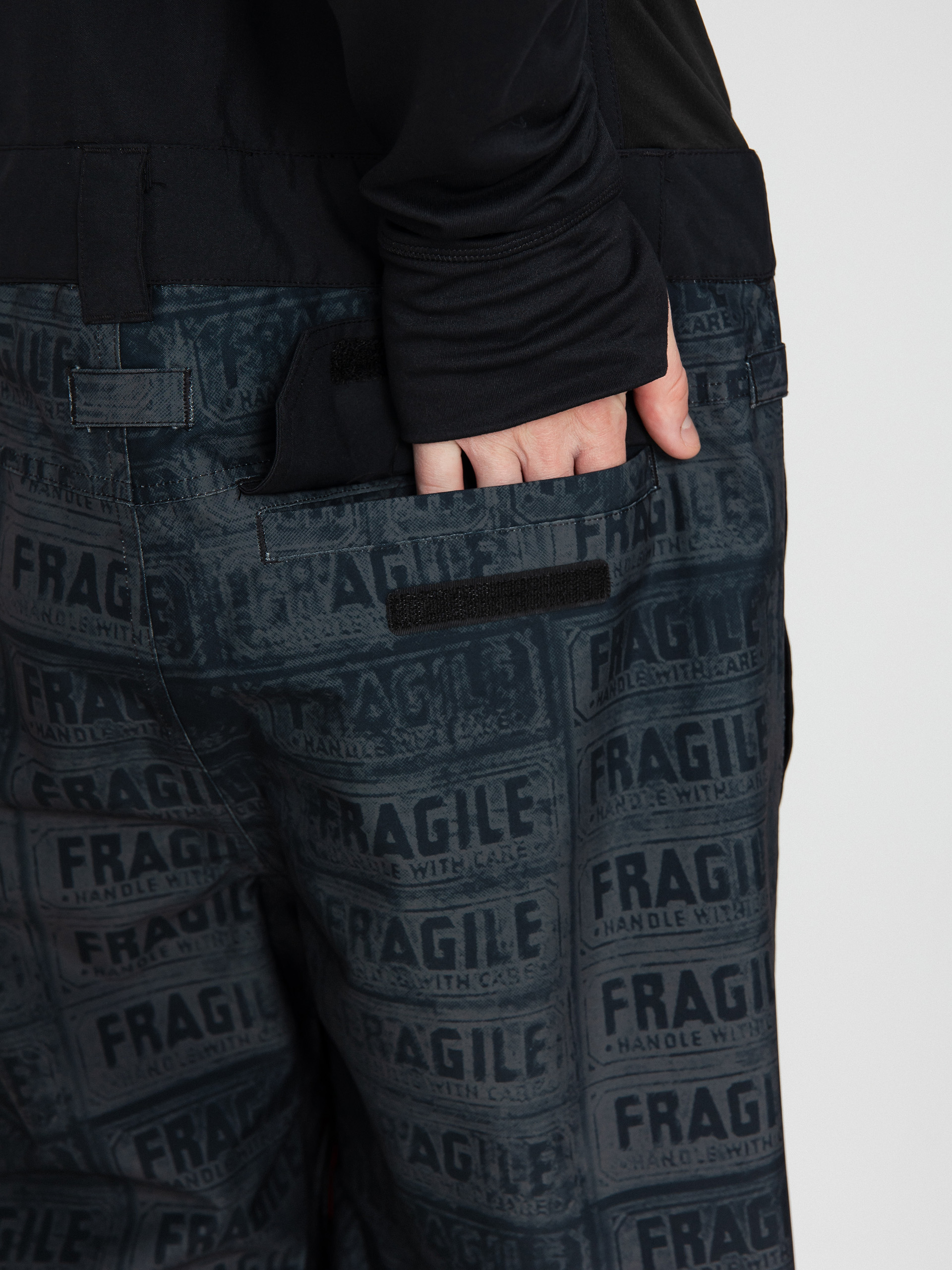 Férfi DC Aw Shadow Bib Snowboard nadrág (black fragile)