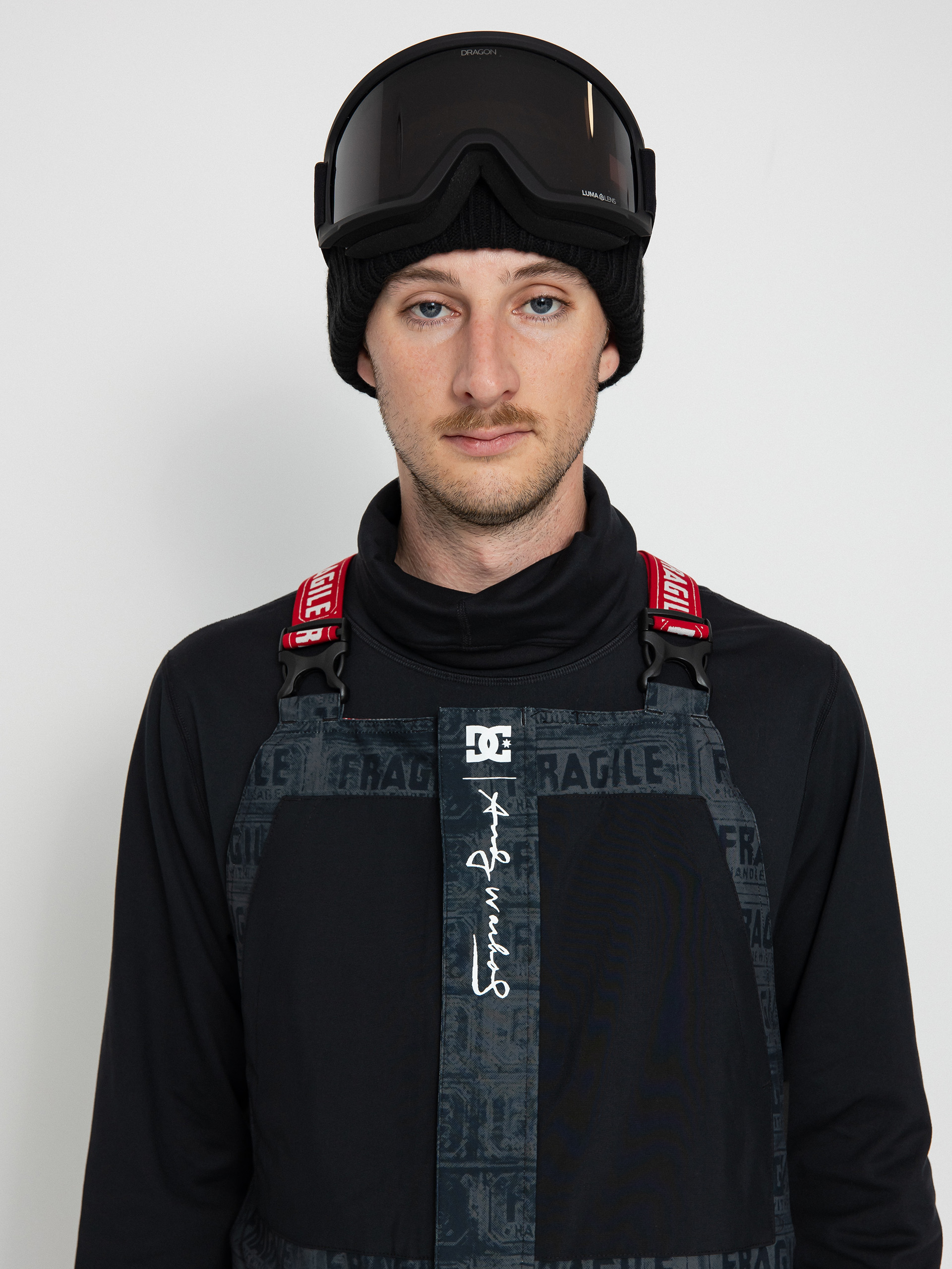 Férfi DC Aw Shadow Bib Snowboard nadrág (black fragile)