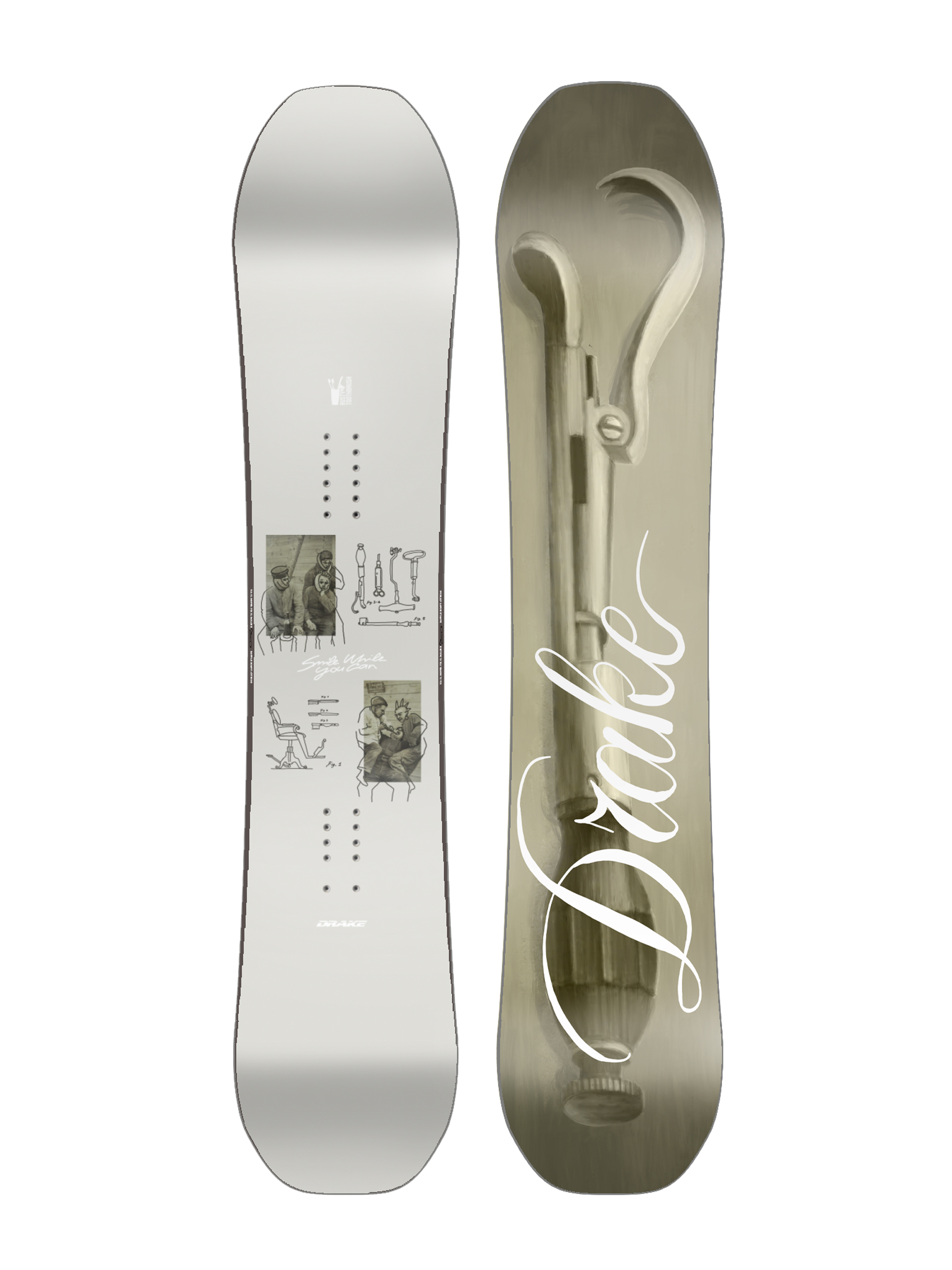 Férfi Drake Battle Rusty Snowboard 