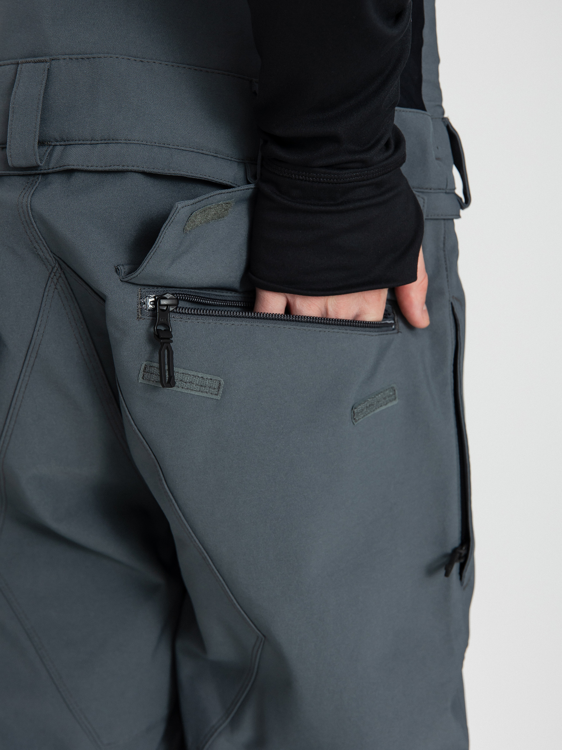 Férfi Volcom Roan Bib Overall Snowboard nadrág (dark grey)