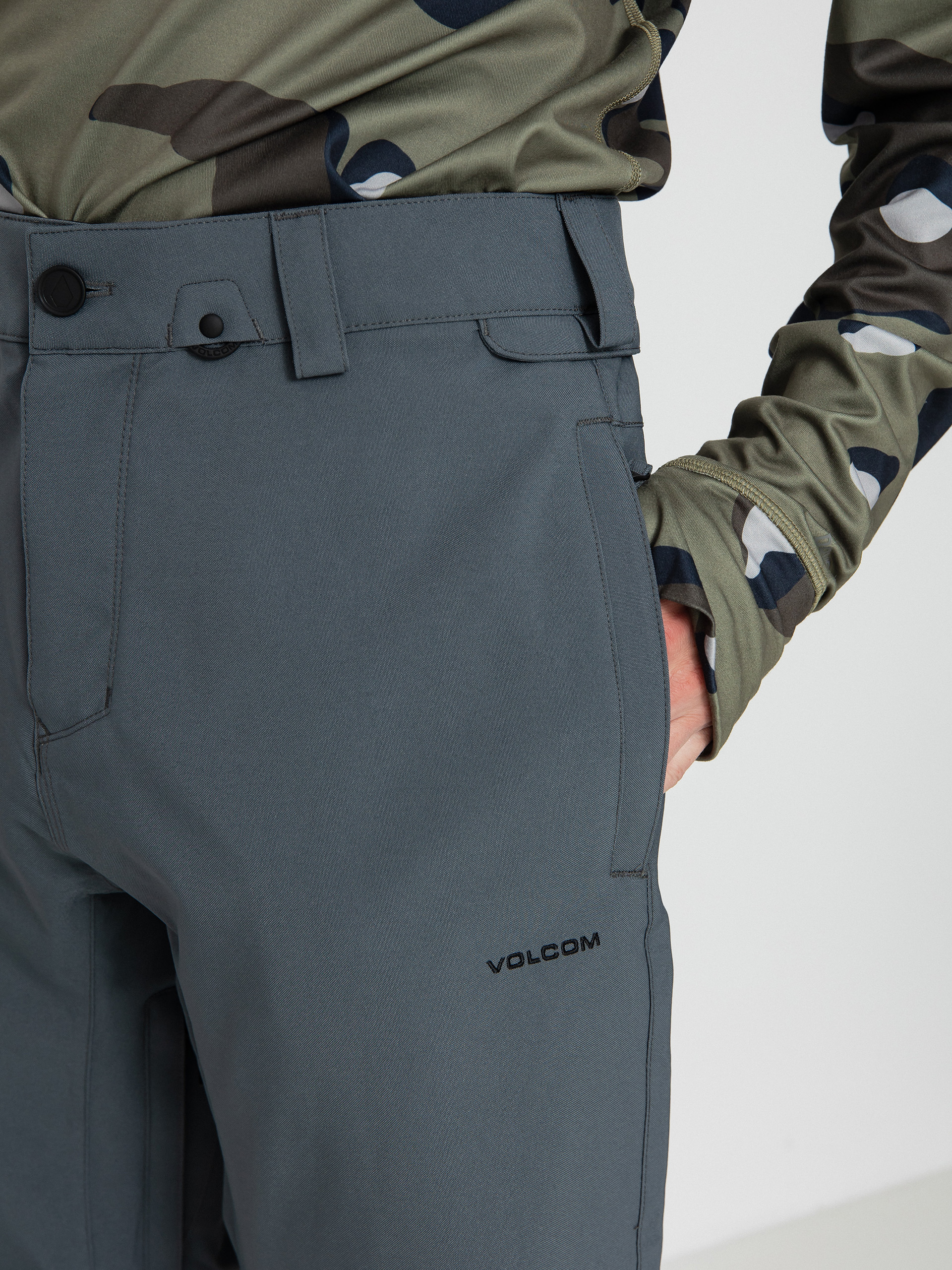 Férfi Volcom Freakin Snow Chino Snowboard nadrág (dark grey)