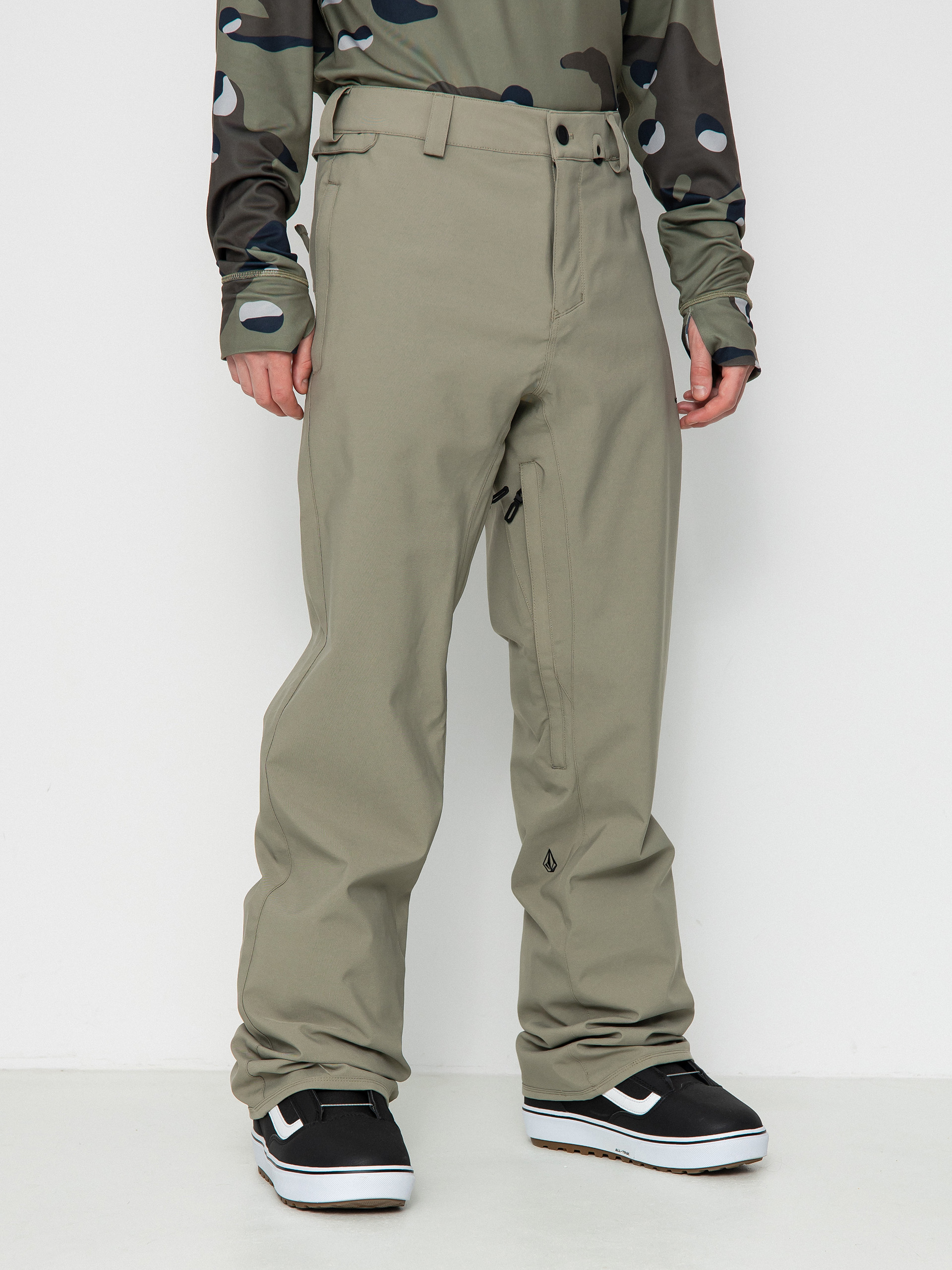 Férfi Volcom Freakin Snow Chino Snowboard nadrág (light military)