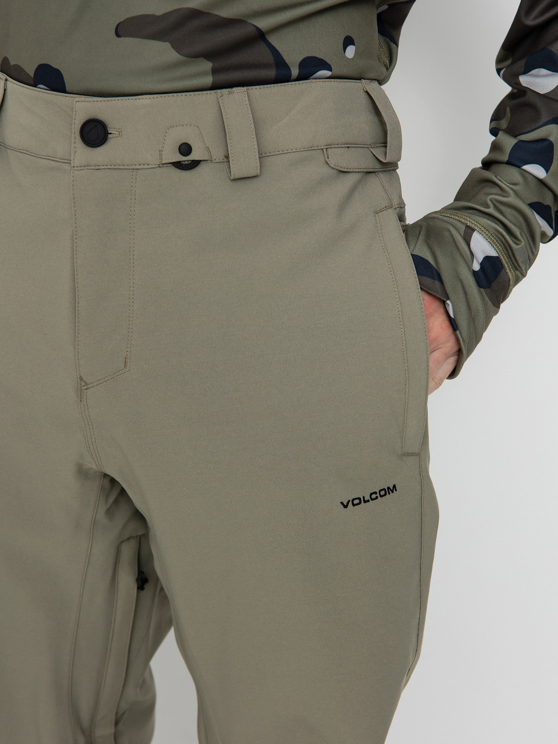 Férfi Volcom Freakin Snow Chino Snowboard nadrág (light military)