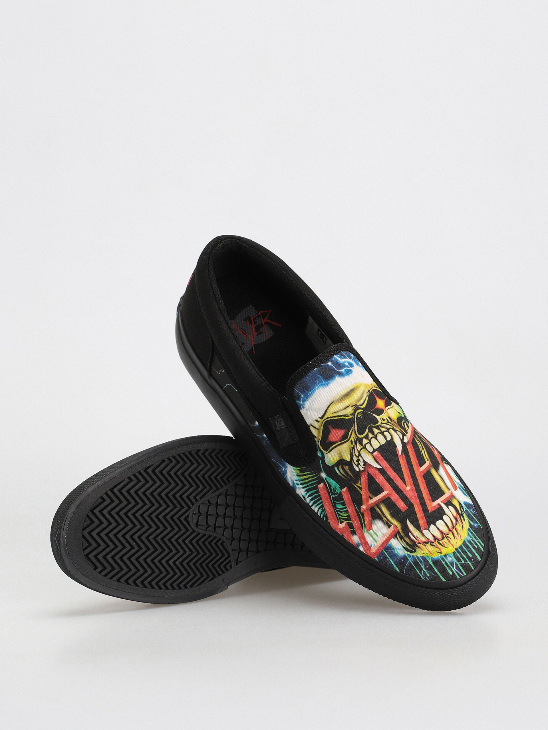 DC X Slayer Manual Cipők (black/black/green)