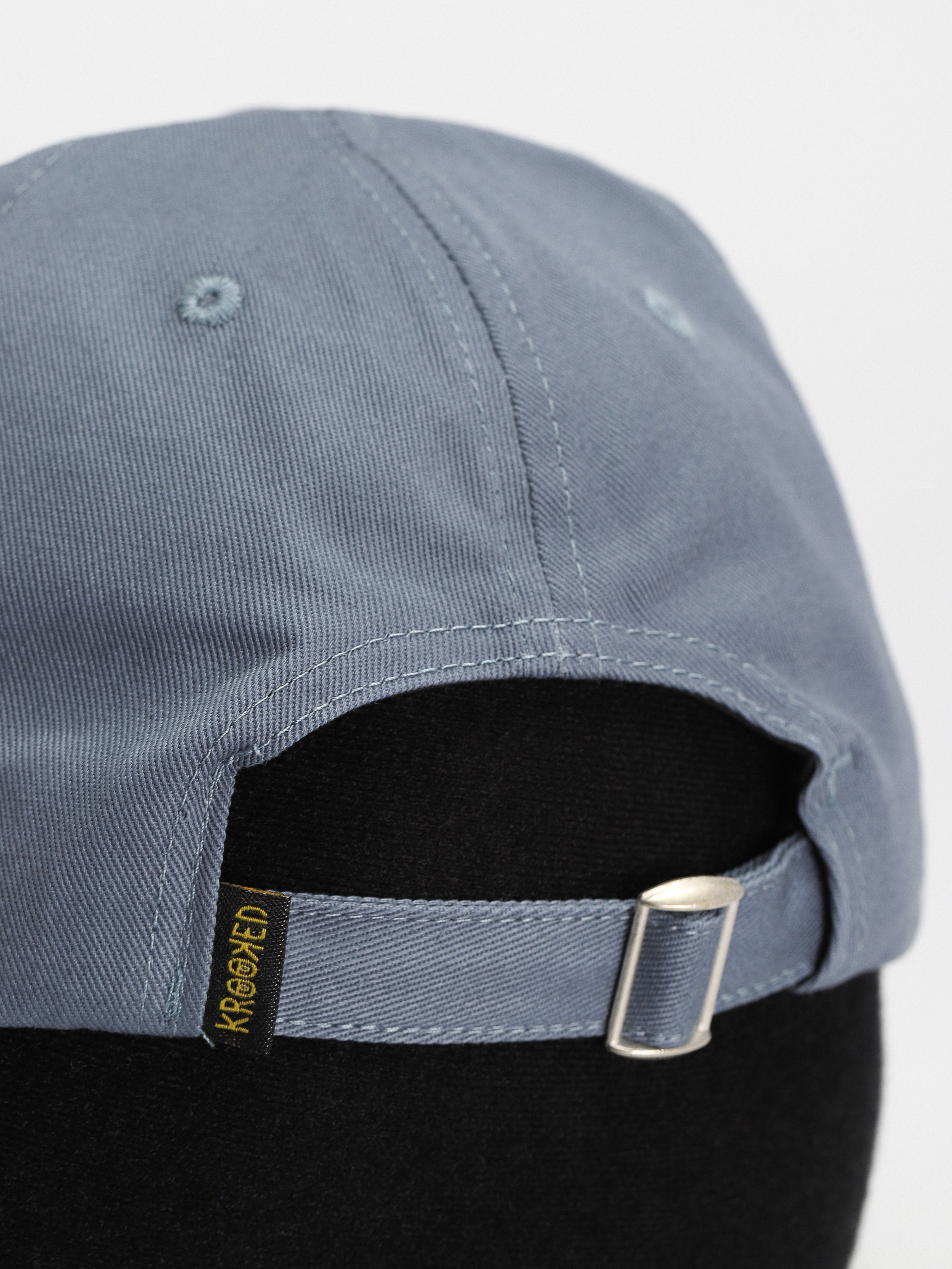 Krooked Adj Moonsmile Scrpt Strapback Baseball sapka (blue)