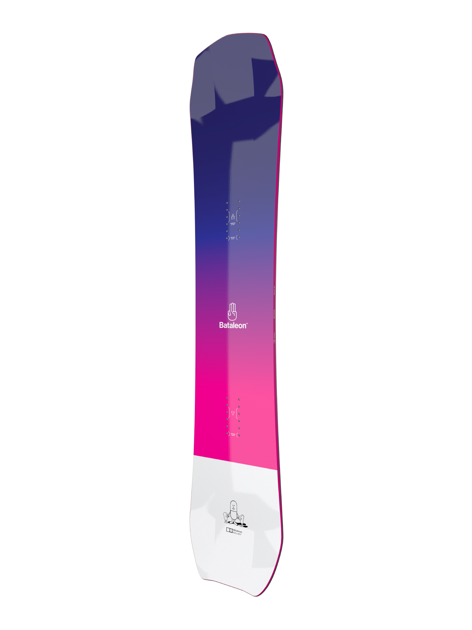 Férfi Bataleon Whatever Snowboard (white/black/multi)