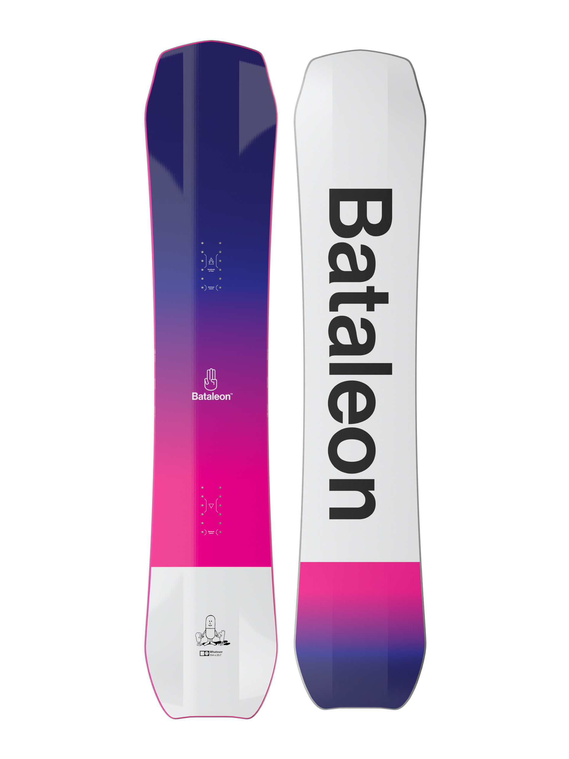 Férfi Bataleon Whatever Snowboard (white/black/multi)