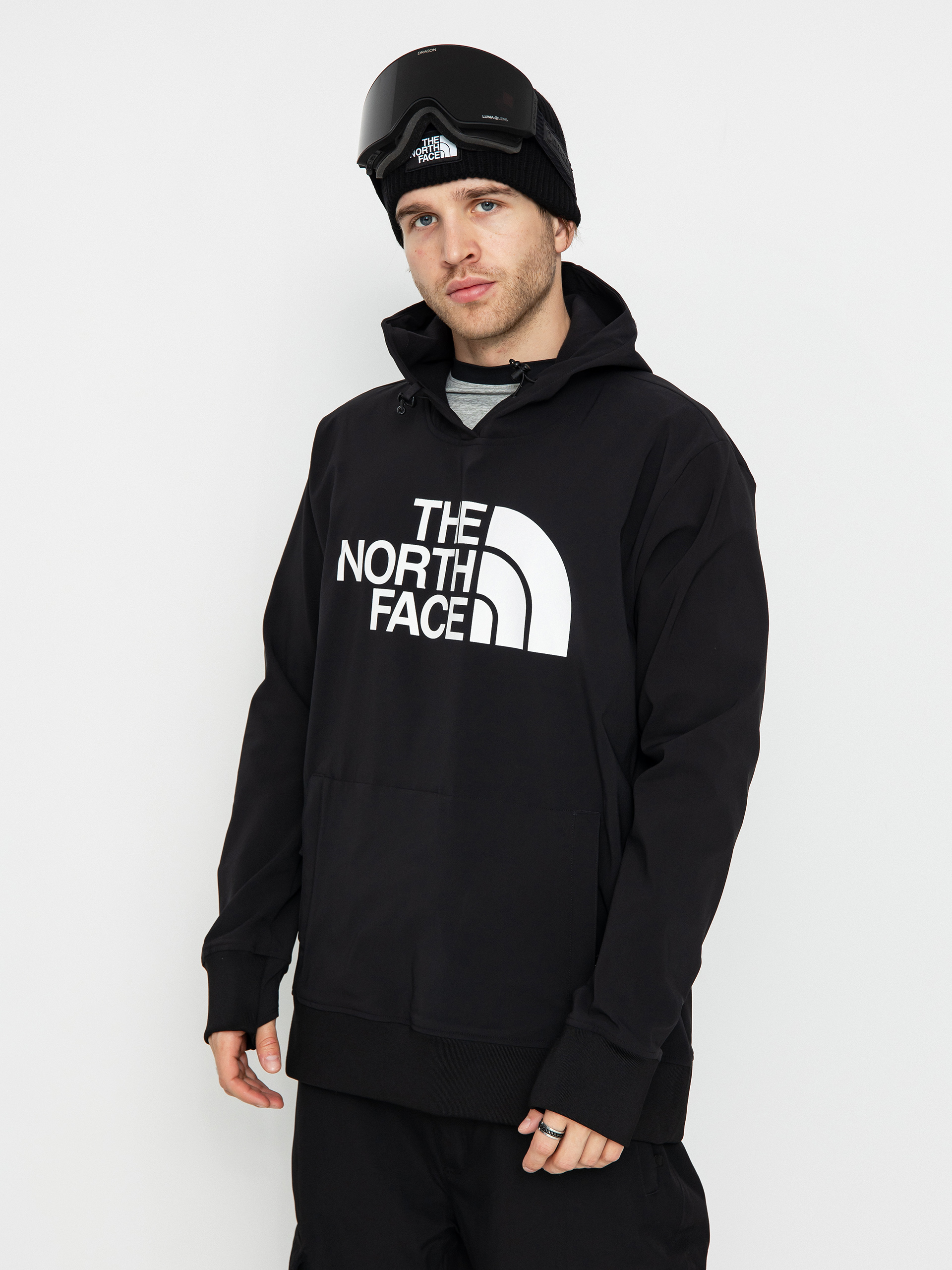 Férfi The North Face Tekno Logo HD Thermo pulóver (tnf black)