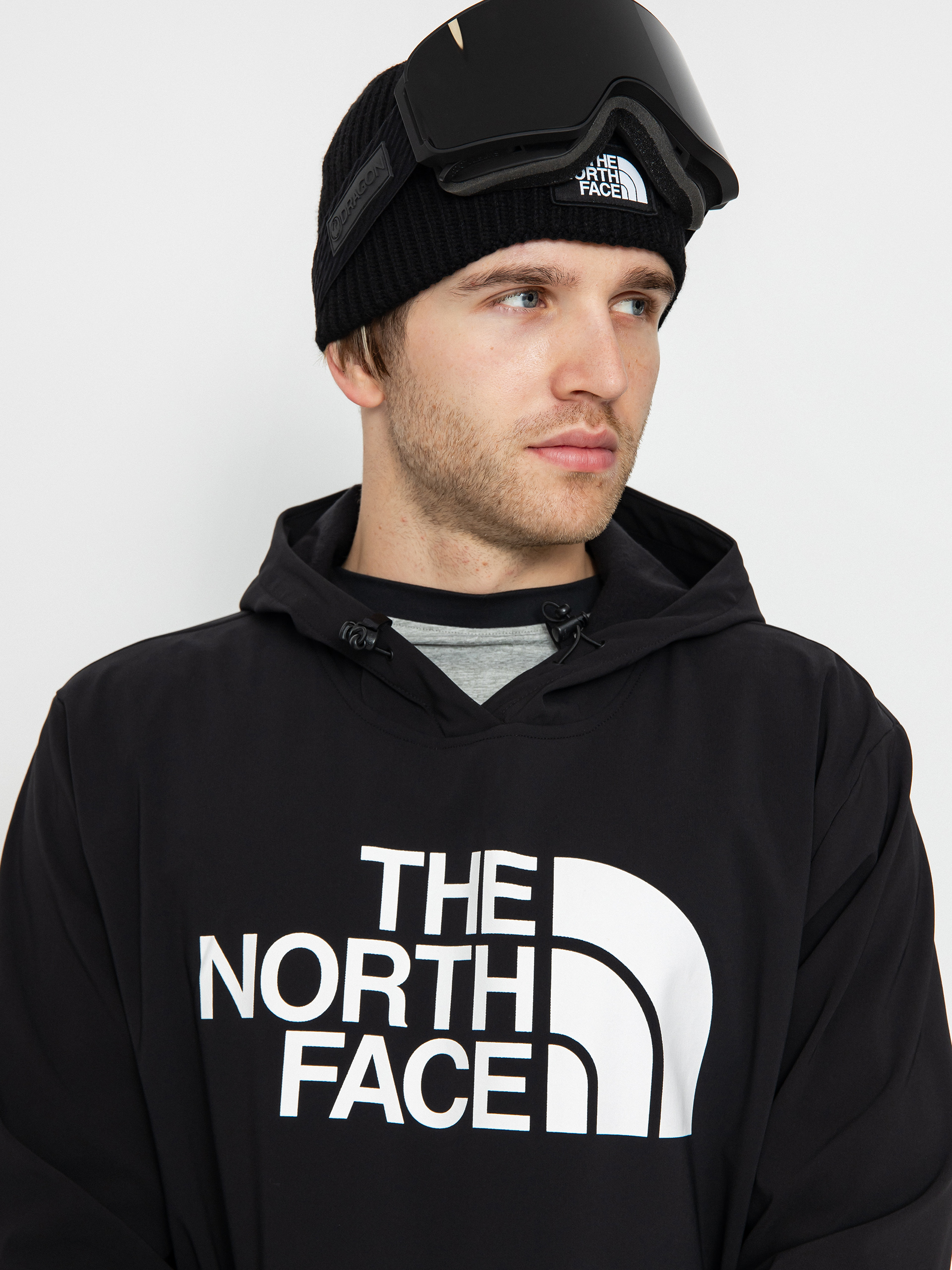Férfi The North Face Tekno Logo HD Thermo pulóver (tnf black)