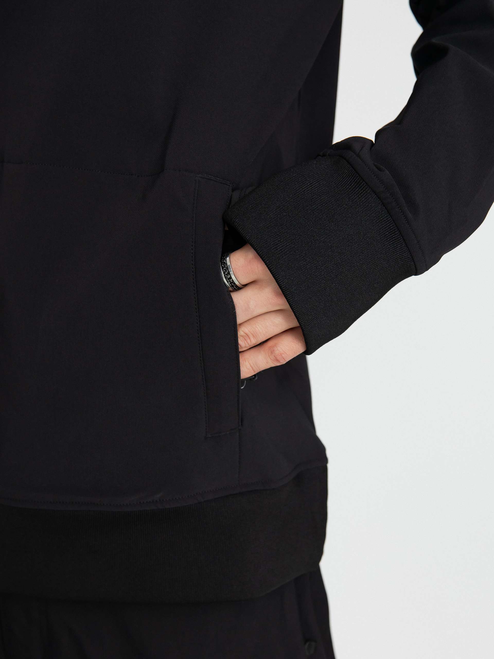 Férfi The North Face Tekno Logo HD Thermo pulóver (tnf black)