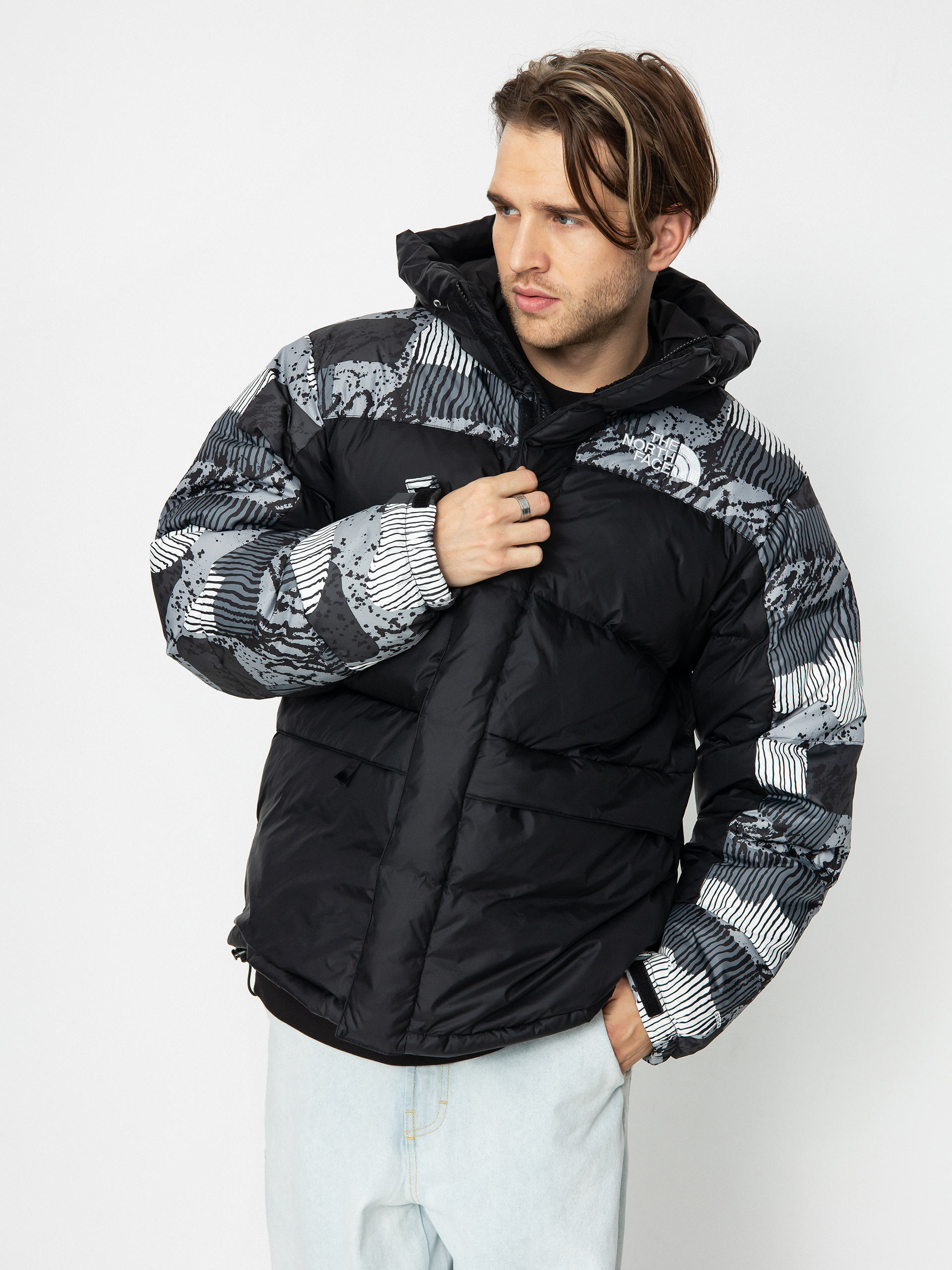 The North Face Hmlyn Down Parka Dzseki (tnf black abst ysmp/nfb)