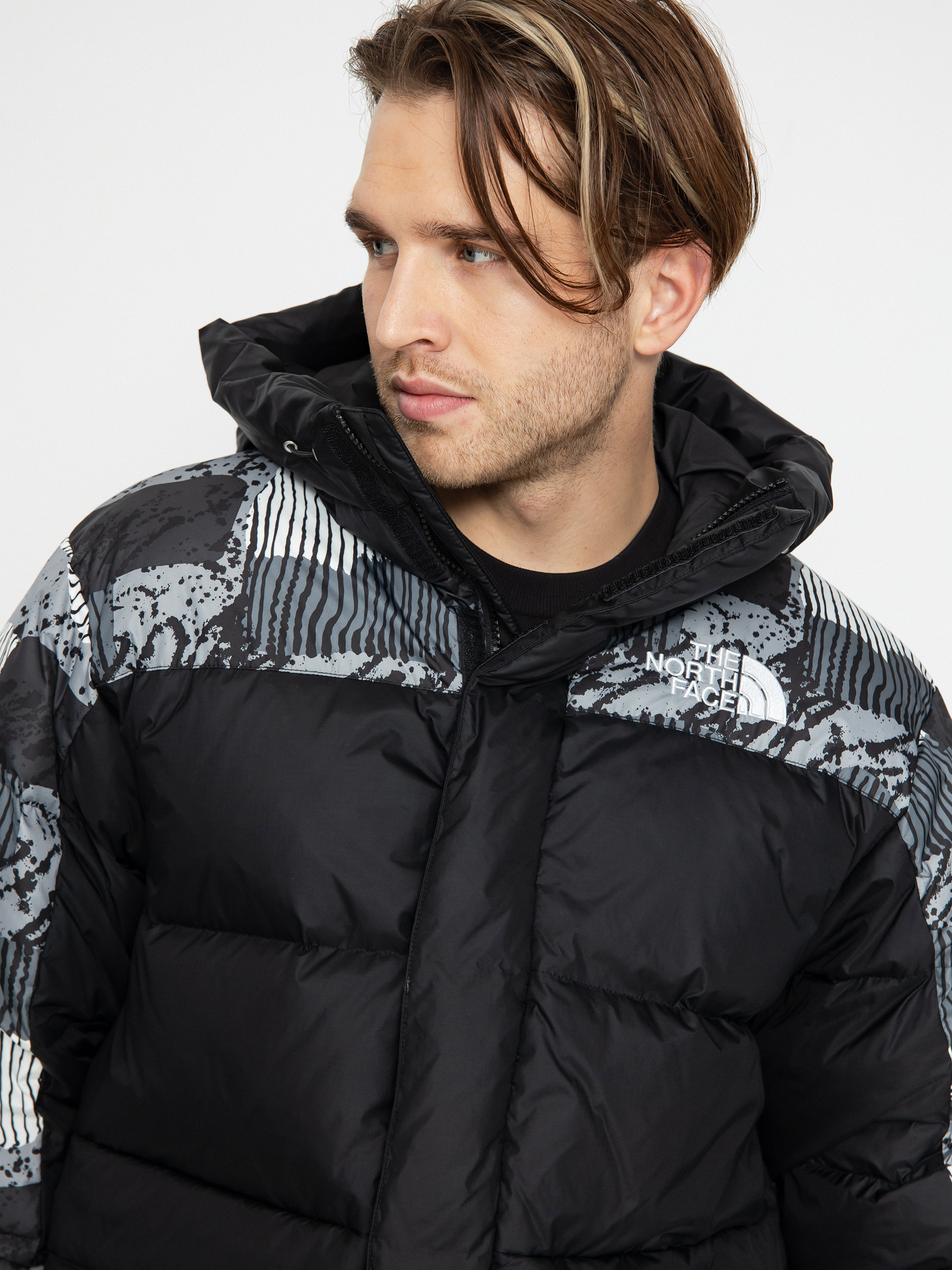 The North Face Hmlyn Down Parka Dzseki (tnf black abst ysmp/nfb)