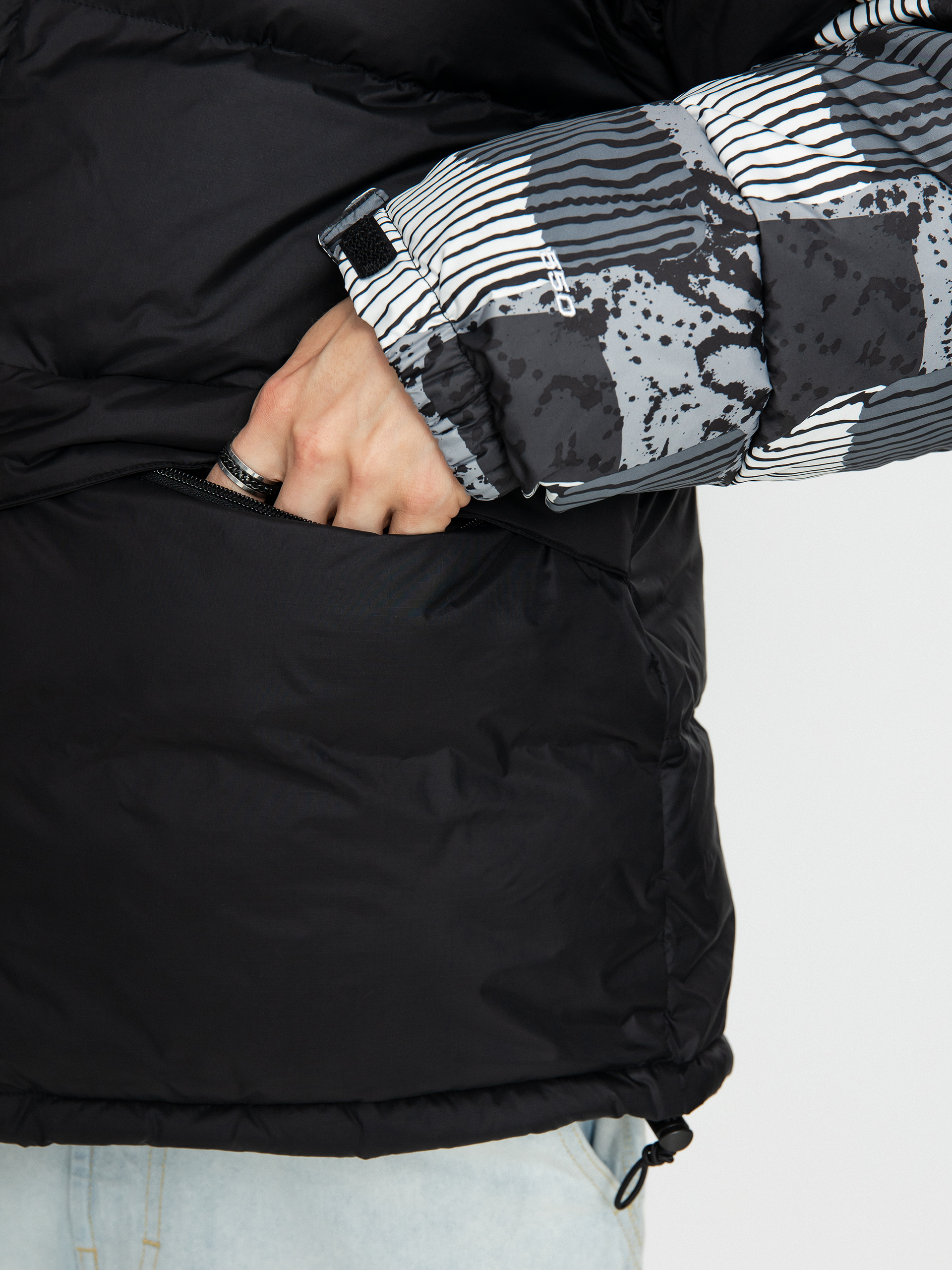 The North Face Hmlyn Down Parka Dzseki (tnf black abst ysmp/nfb)