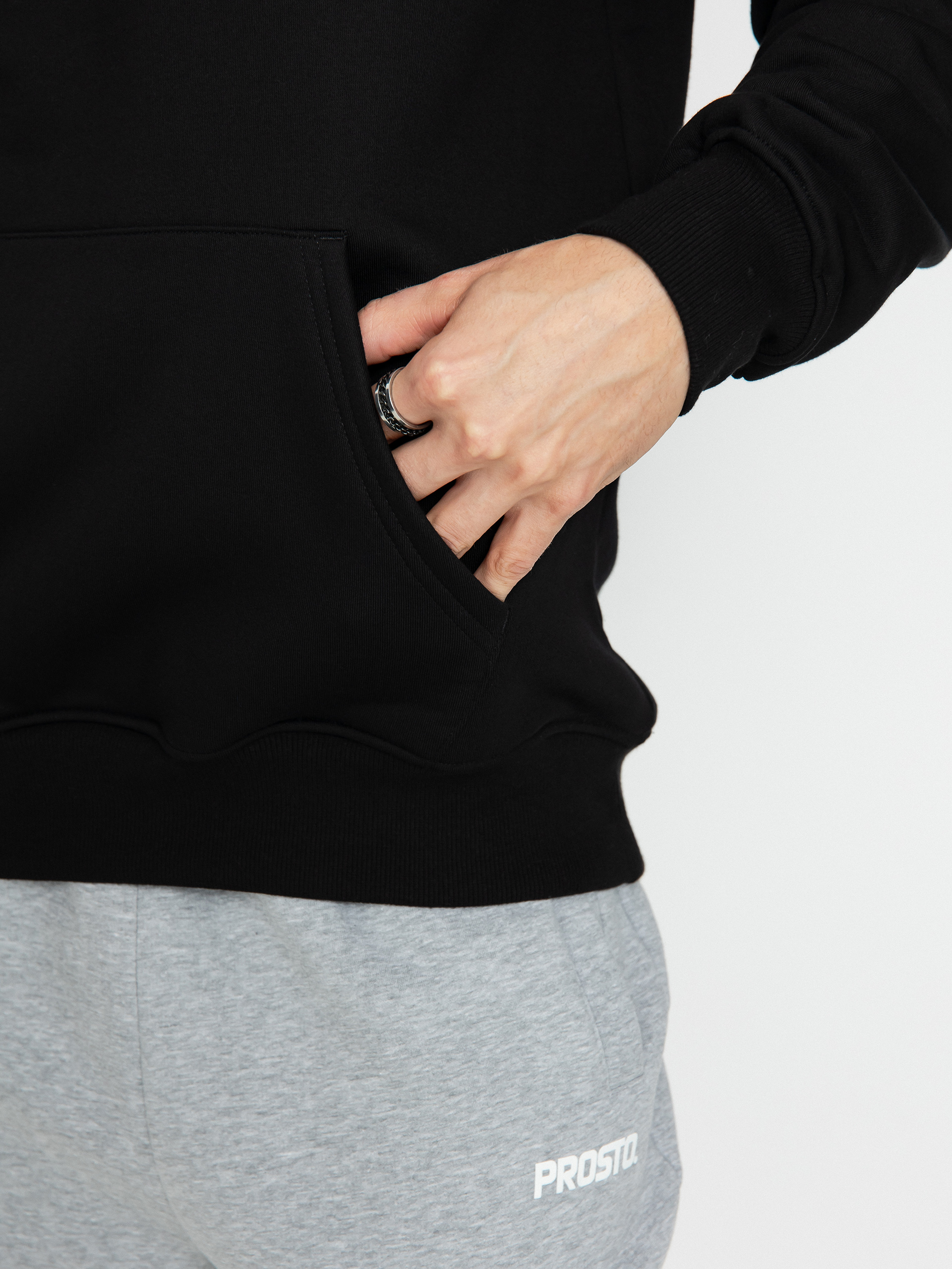 Prosto Ferras HD Kapucnis pulóver (black)