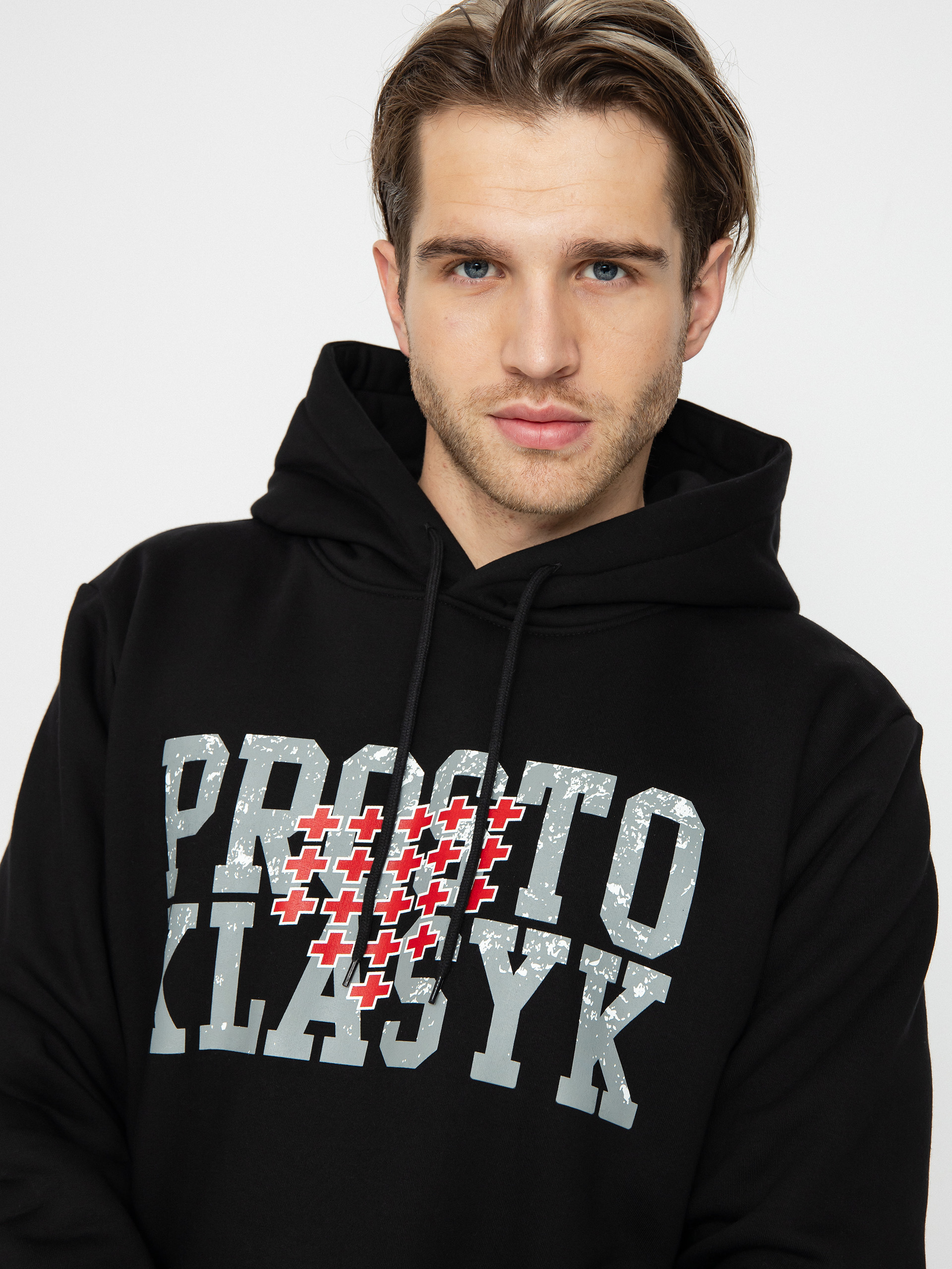 Prosto Ferras HD Kapucnis pulóver (black)