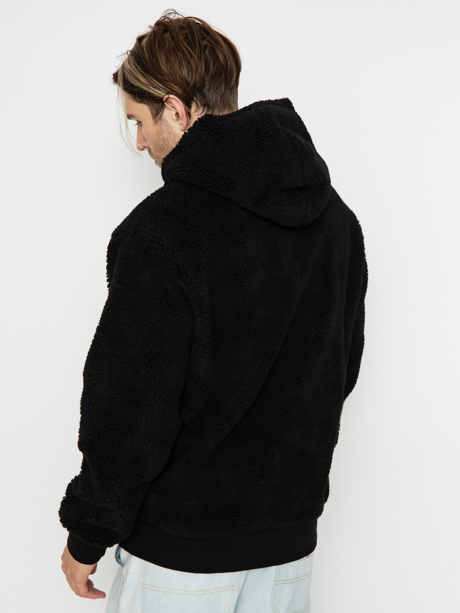 Champion Hooded Half Zip Top 219446 Kapucnis pulóver (nbk)