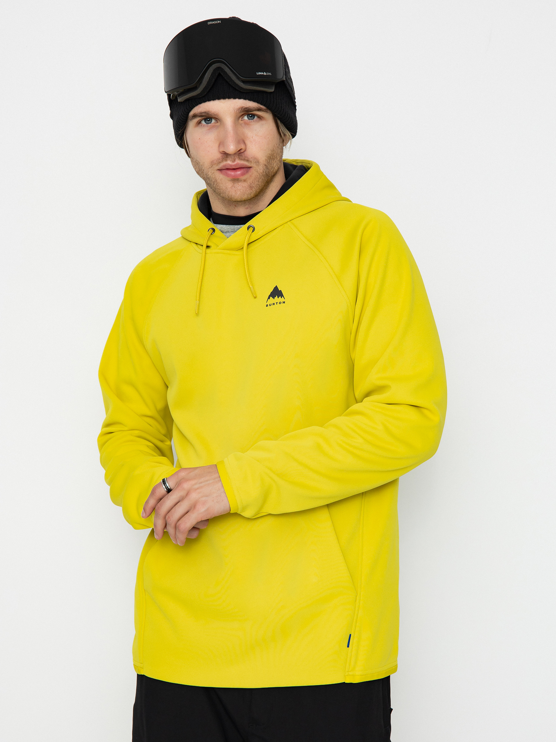 Burton Crown Weatherproof HD Kapucnis pulóver (sulfur)