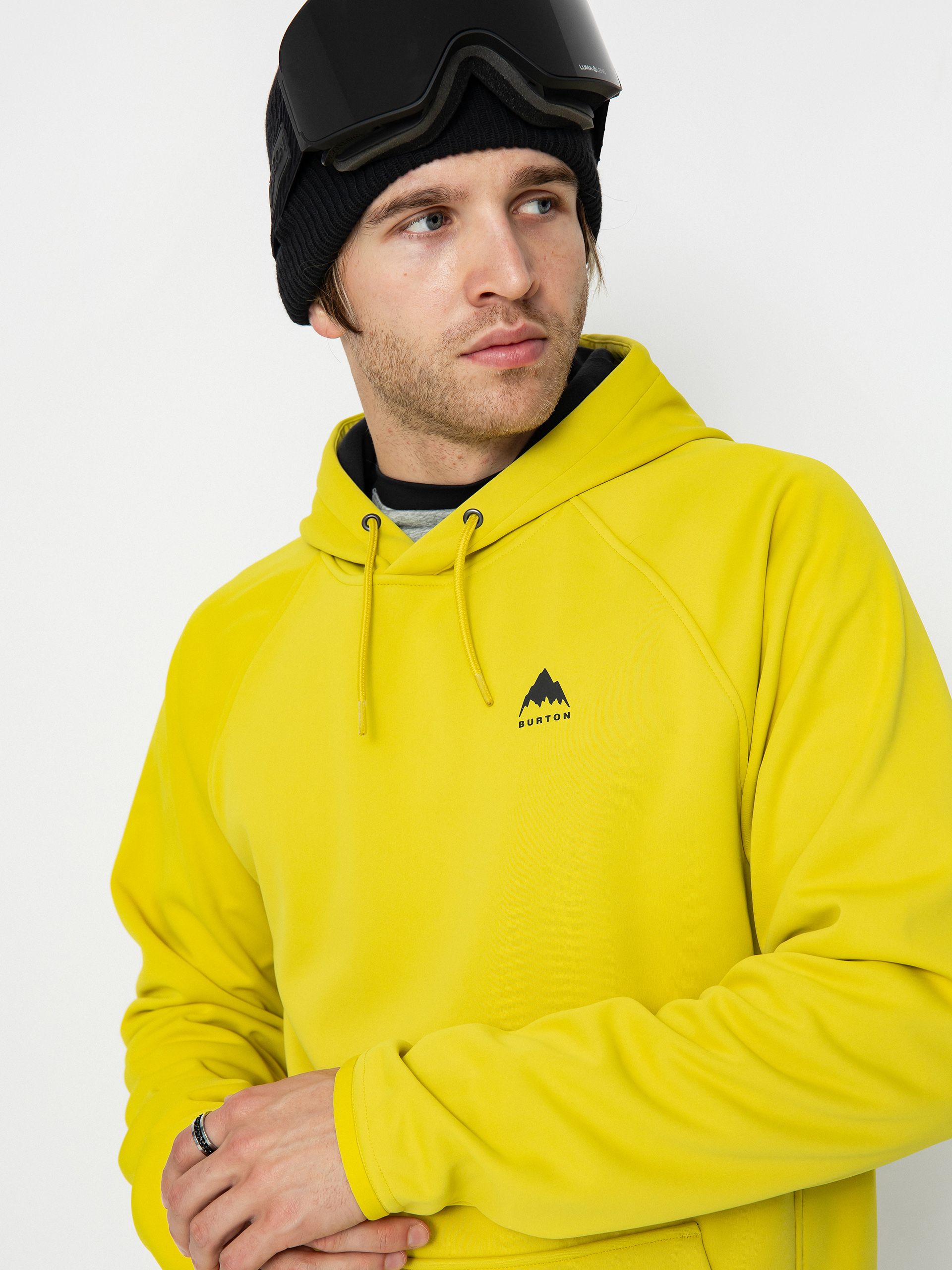 Burton Crown Weatherproof HD Kapucnis pulóver (sulfur)