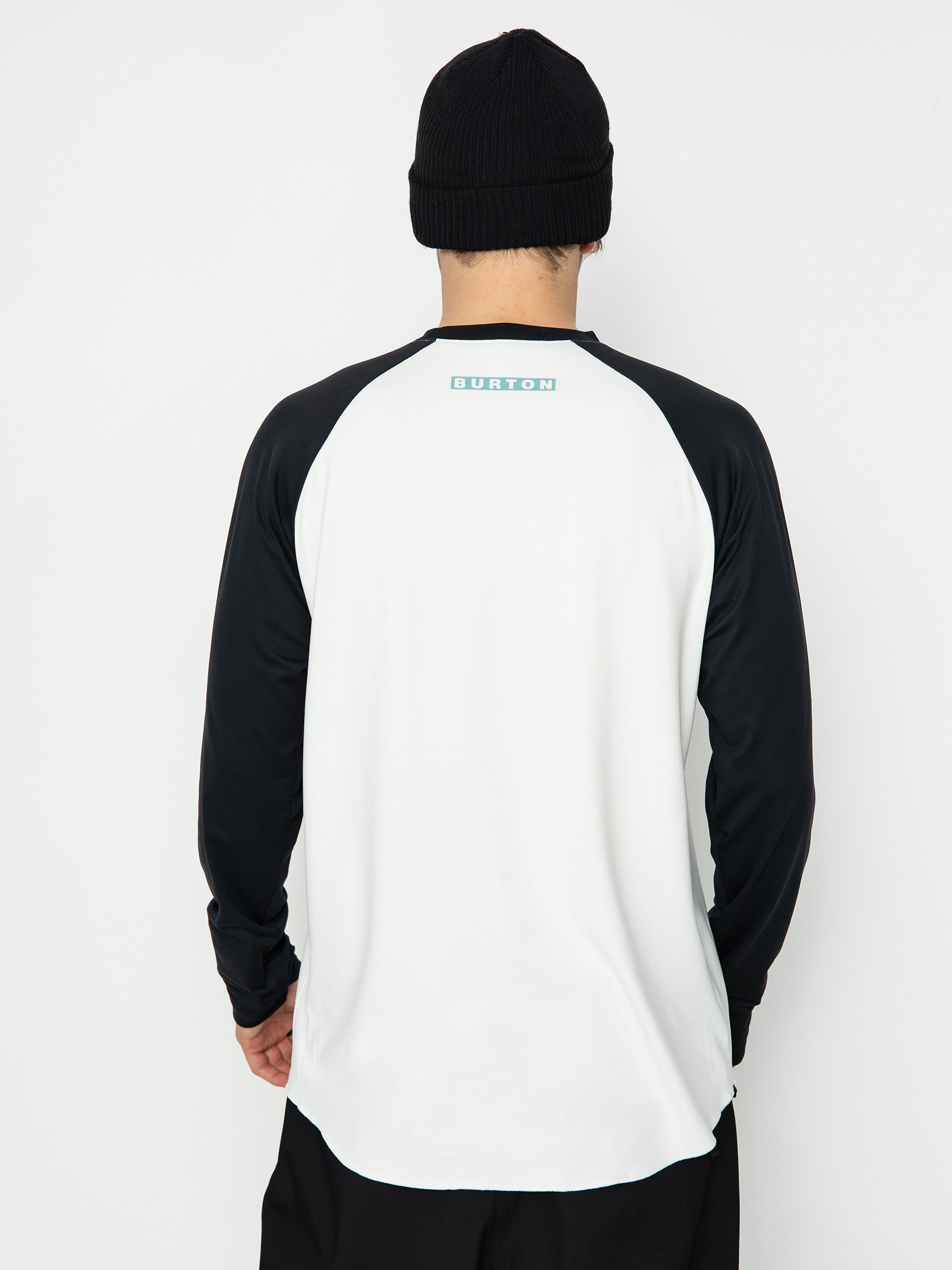 Férfi Burton Roadie Base Layer Tech Hosszú ujjú felső (true black/stout white)