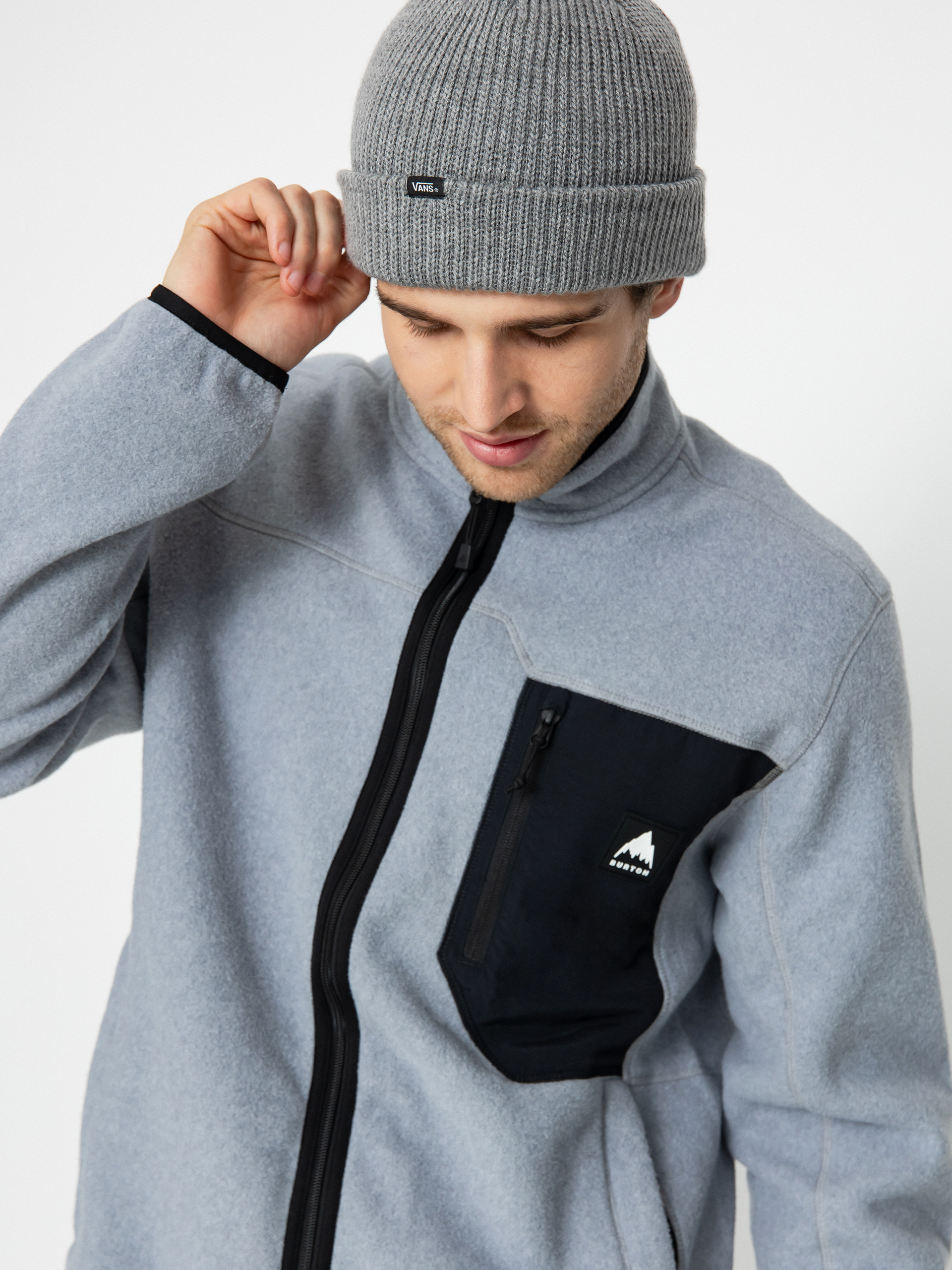 Burton Cinder ZHD Kapucnis pulóver (gray heather)