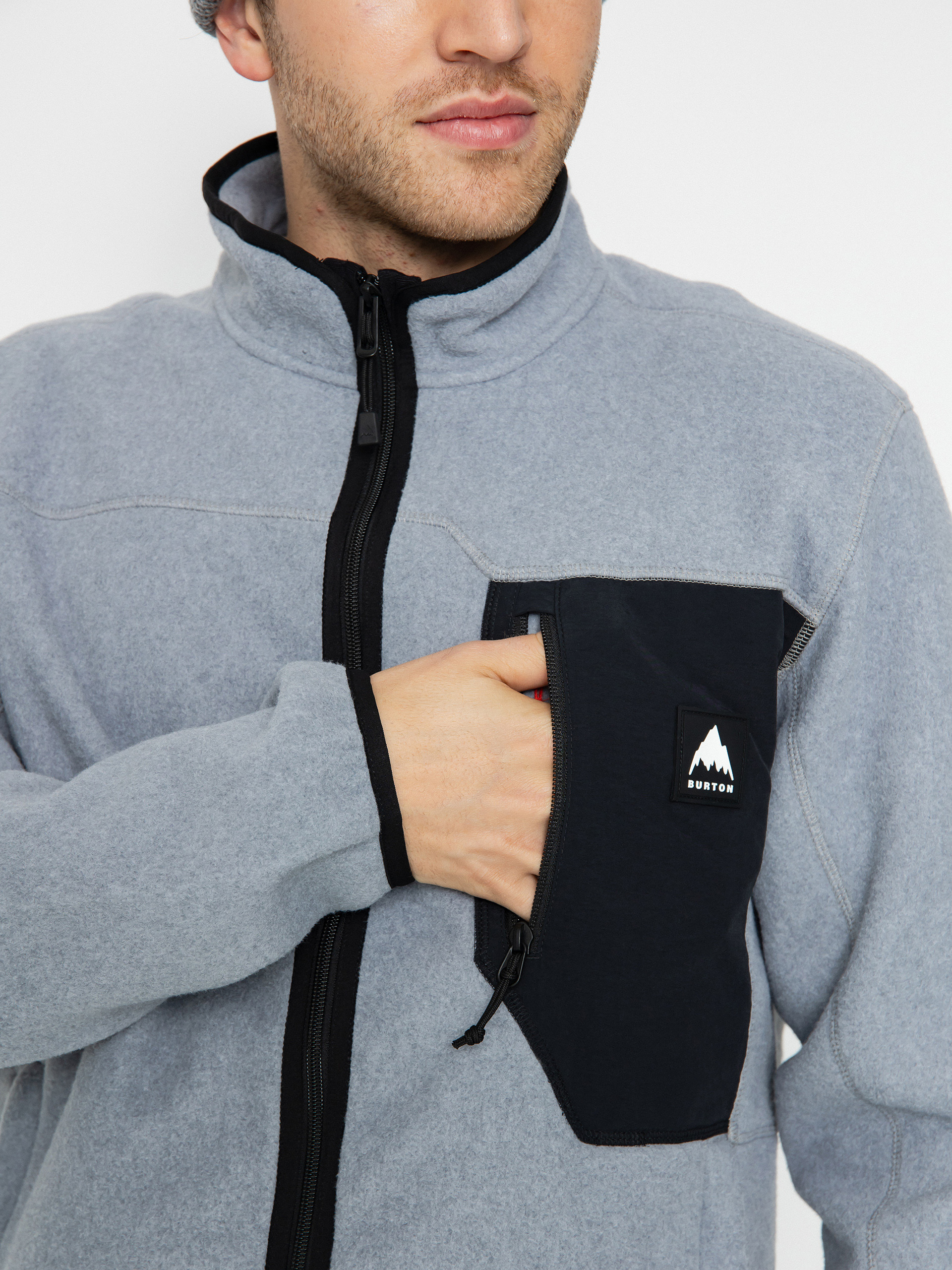 Burton Cinder ZHD Kapucnis pulóver (gray heather)