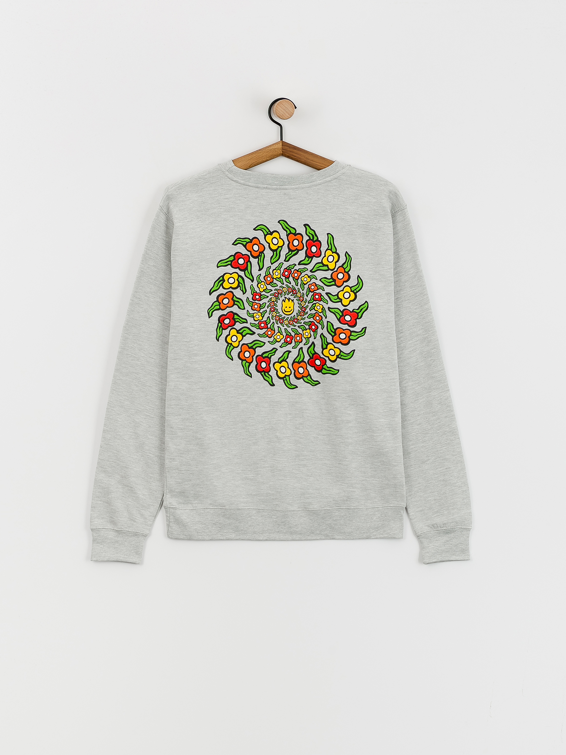 Spitfire Gonz Flwr Swl Pulóver (heather grey)