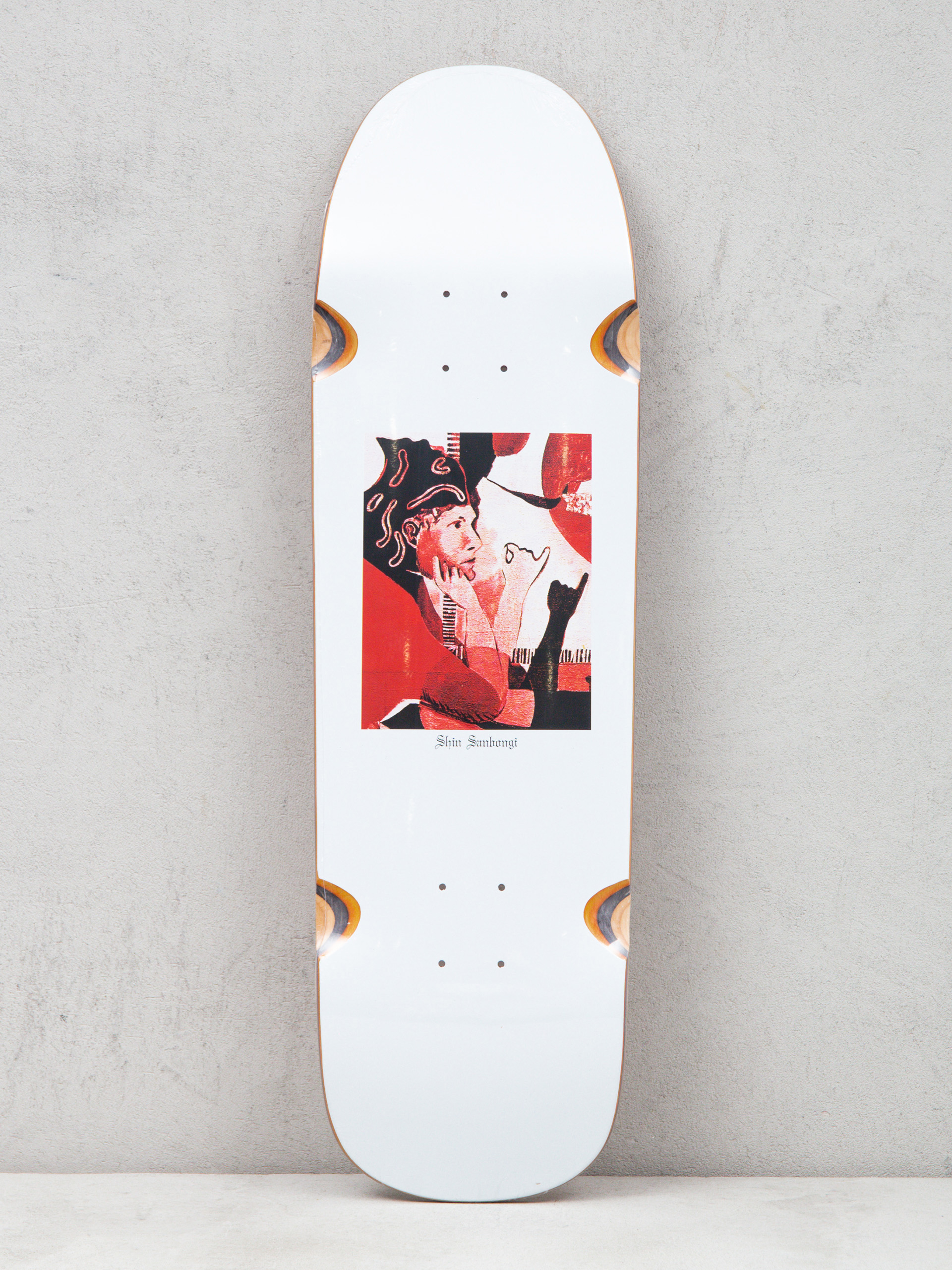 Polar Skate Shin Sanbongi Contact Wheel Wells Gördeszka lap (white)