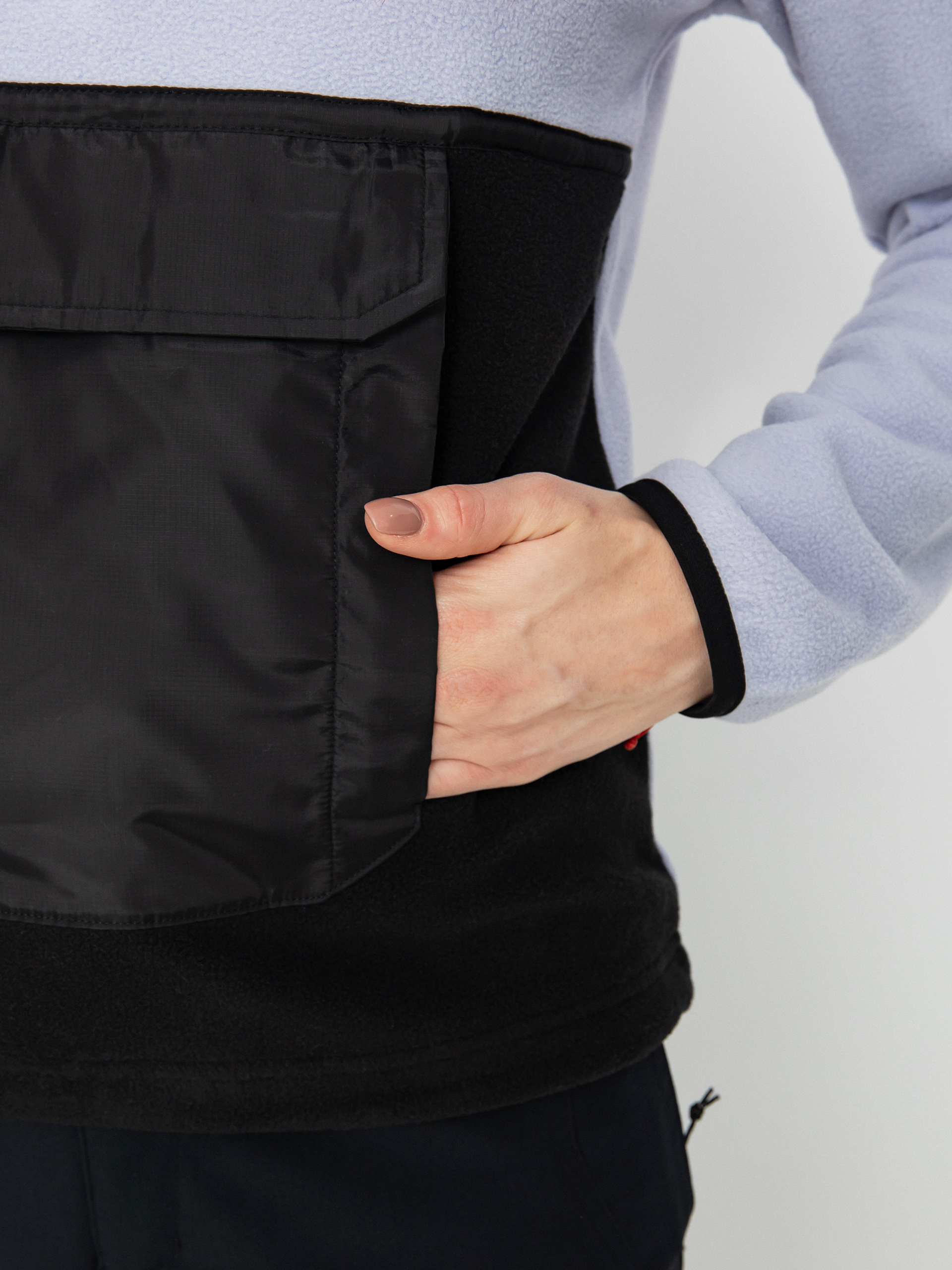 Női Volcom Polar 1/2 Zip Thermo pulóver (lilac ash)