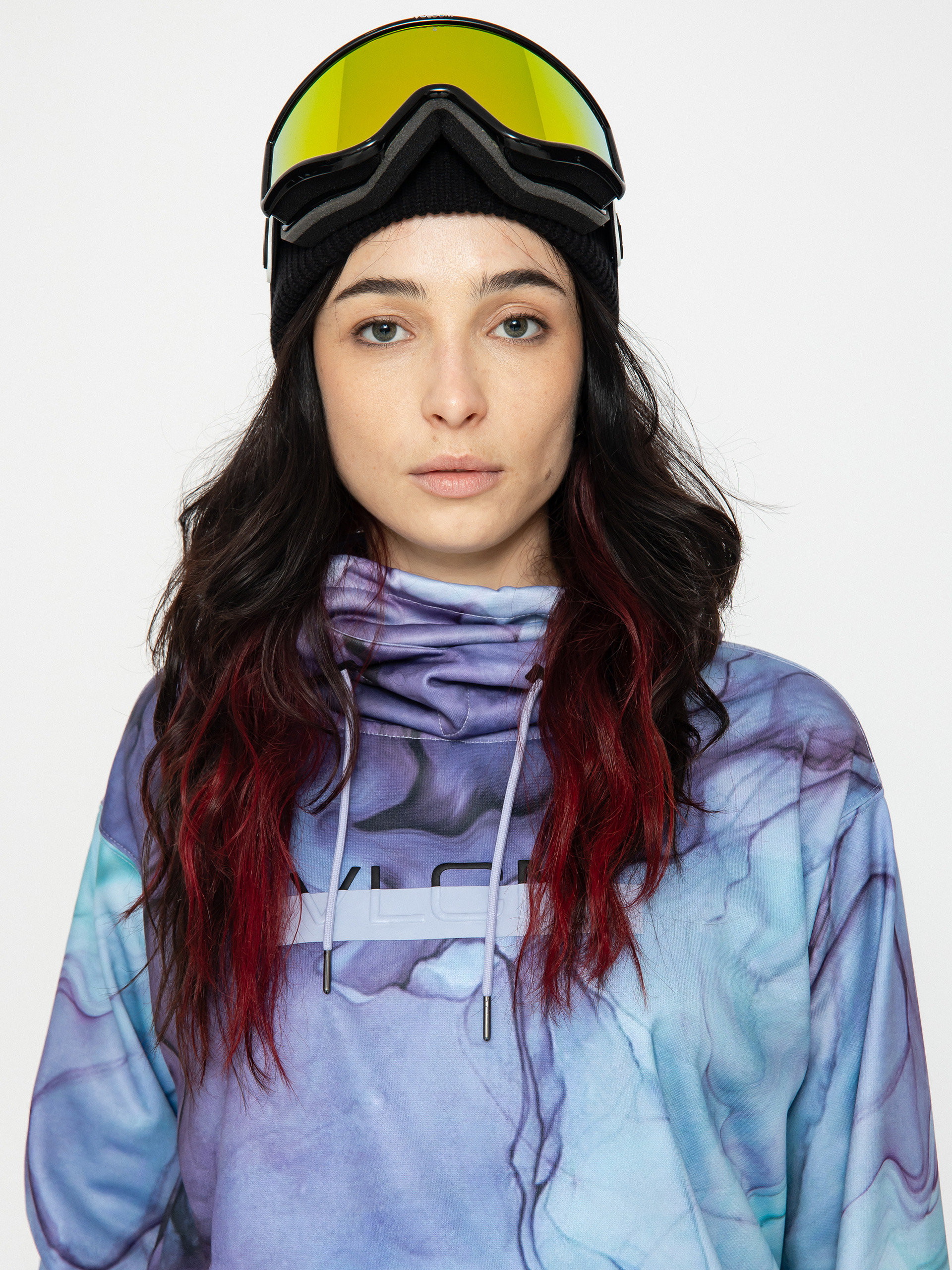 Női Volcom Hydro Riding HD Thermo pulóver (glacier ink)