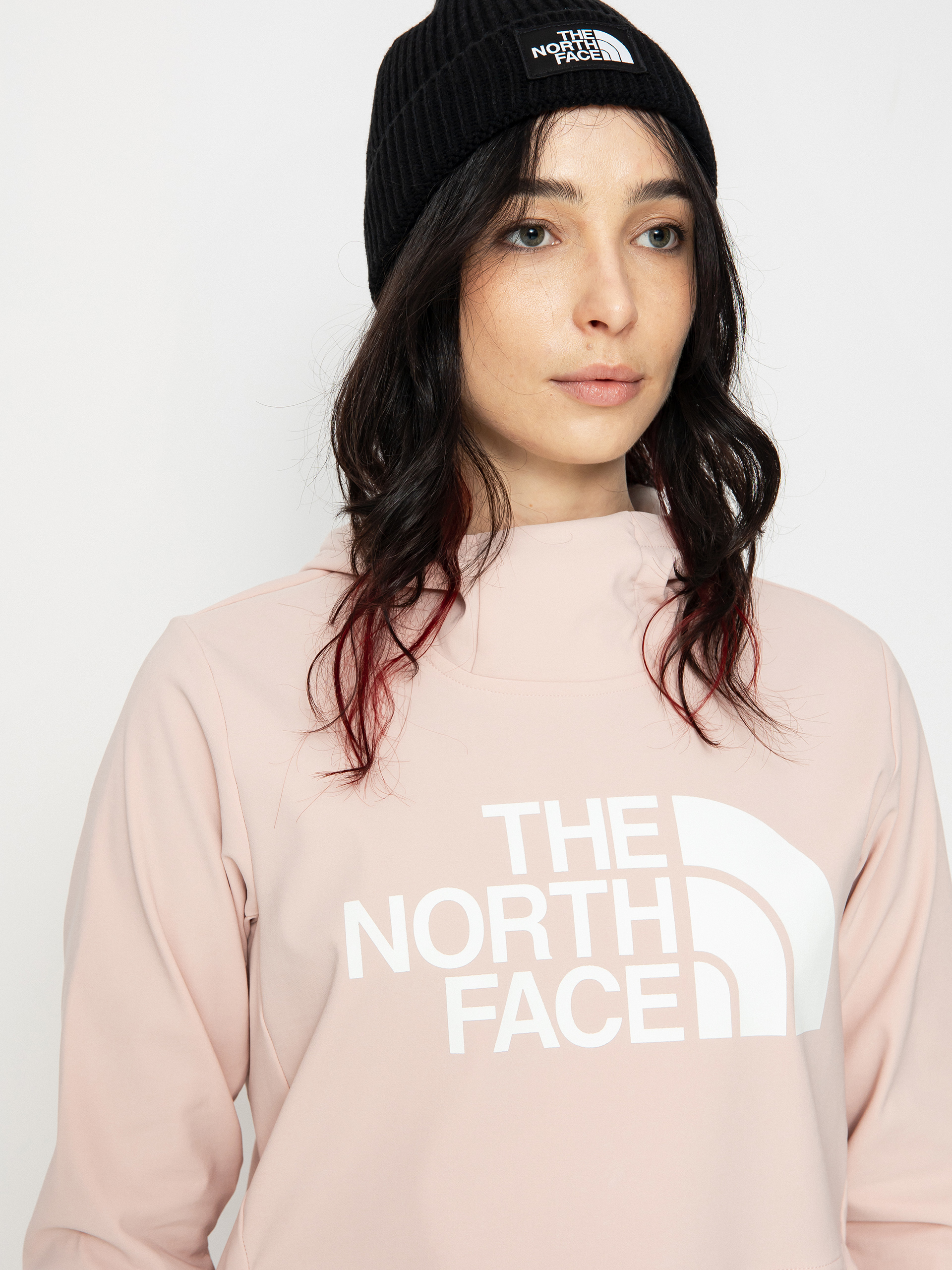The North Face Tekno HD Kapucnis pulóver Wmn (pink moss)