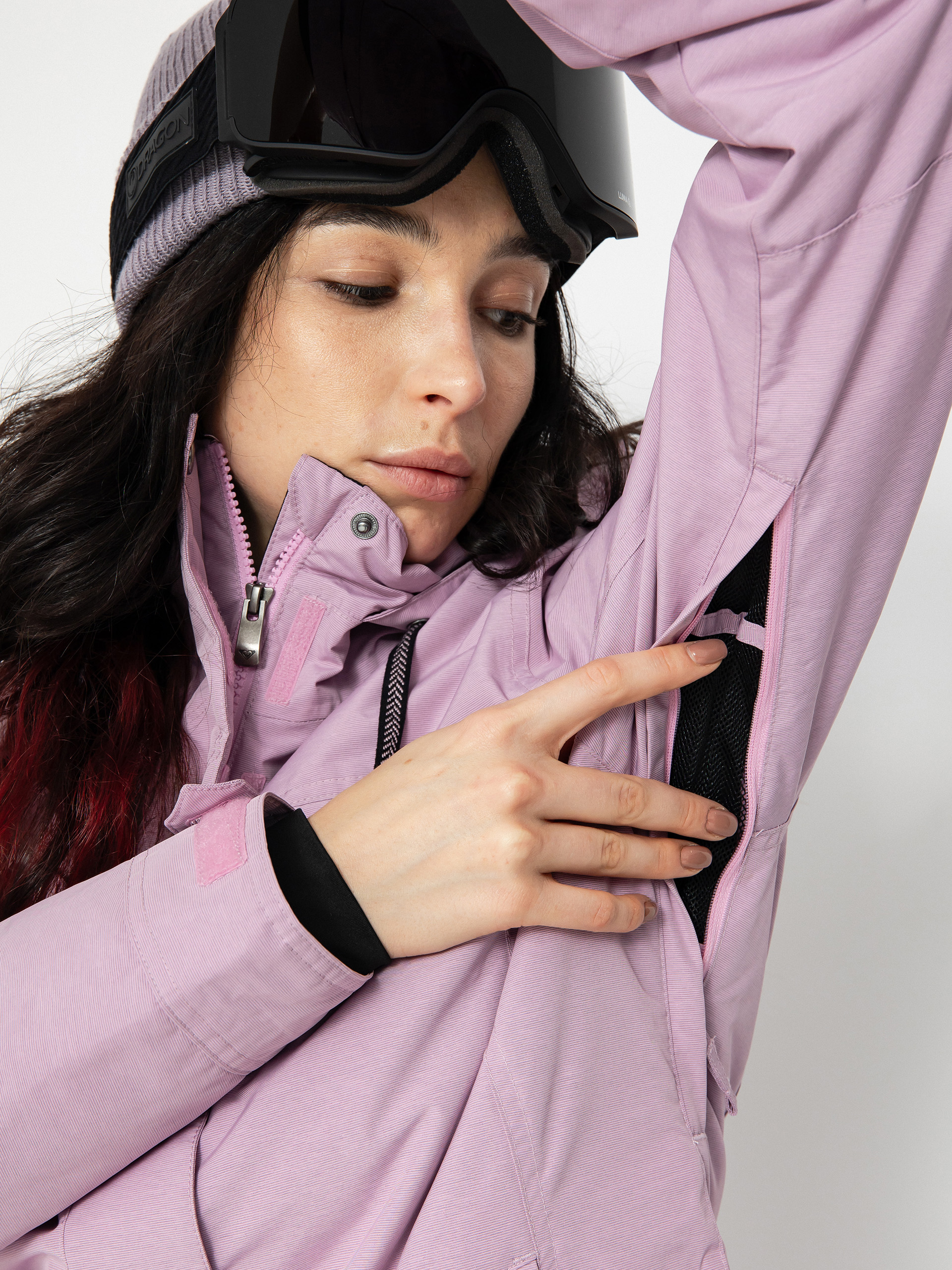 Női Roxy Billie Snowboard dzseki (pink frosting)