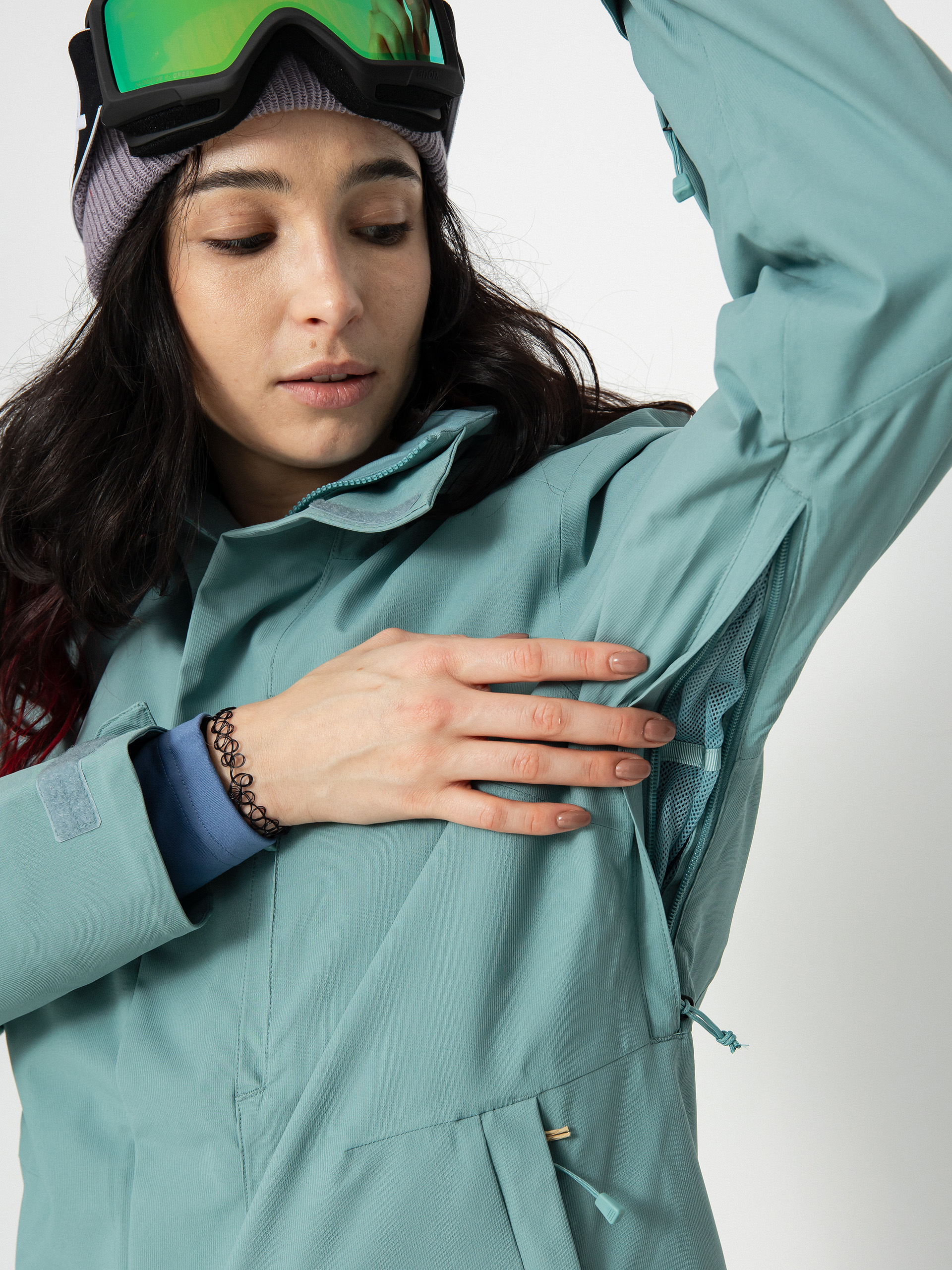 Női Burton Jet Ridge Snowboard dzseki (rock lichen)