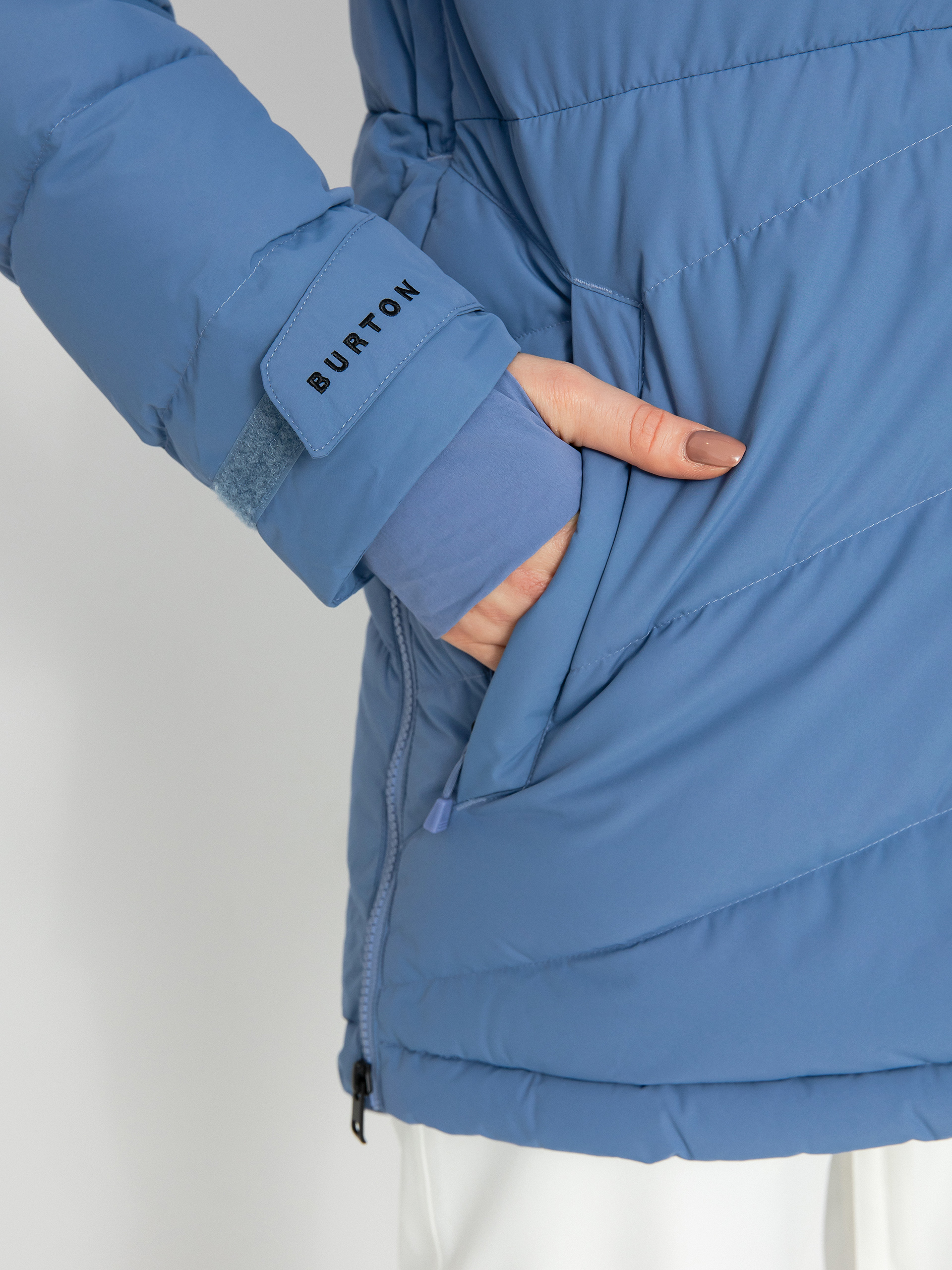 Női Burton Loyil Down Snowboard dzseki (slate blue)