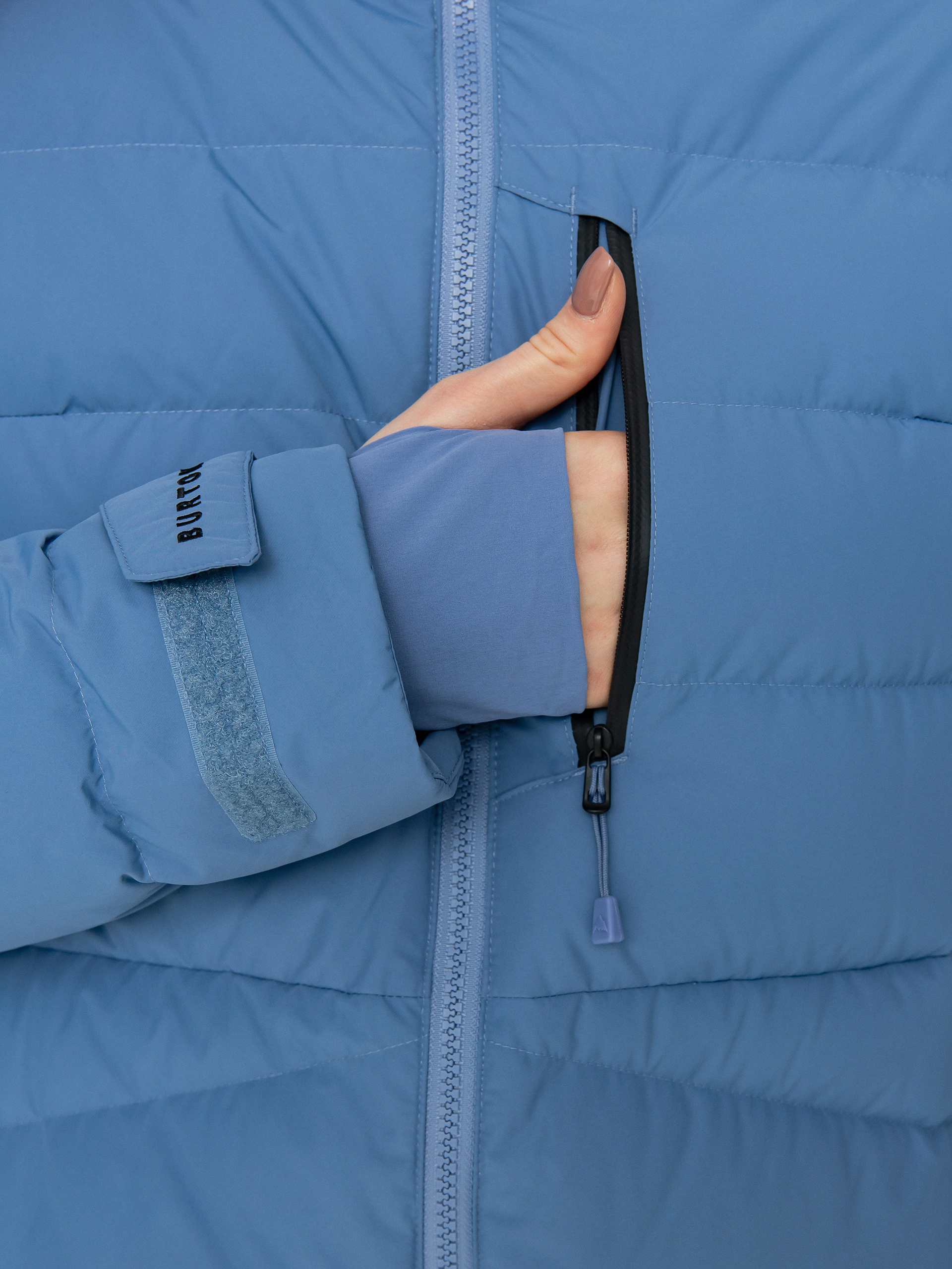 Női Burton Loyil Down Snowboard dzseki (slate blue)