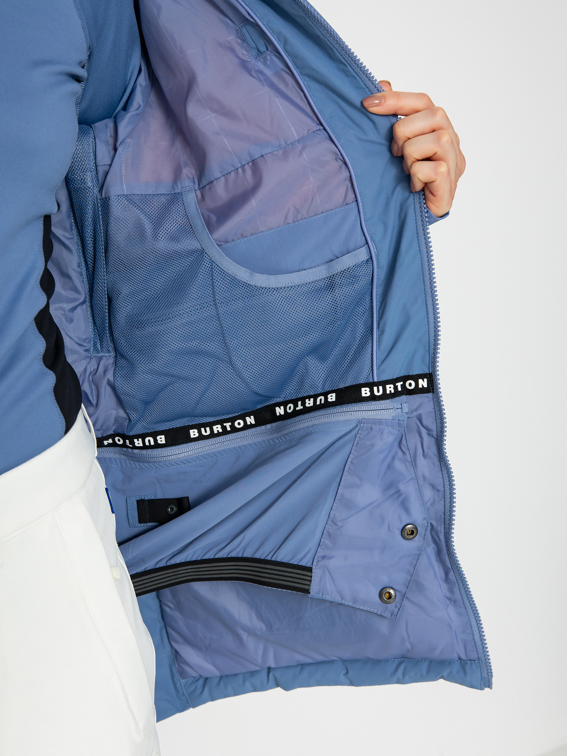 Női Burton Loyil Down Snowboard dzseki (slate blue)