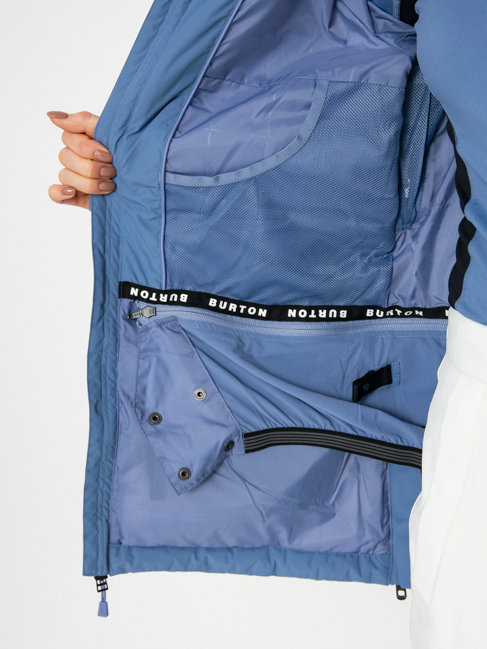 Női Burton Loyil Down Snowboard dzseki (slate blue)