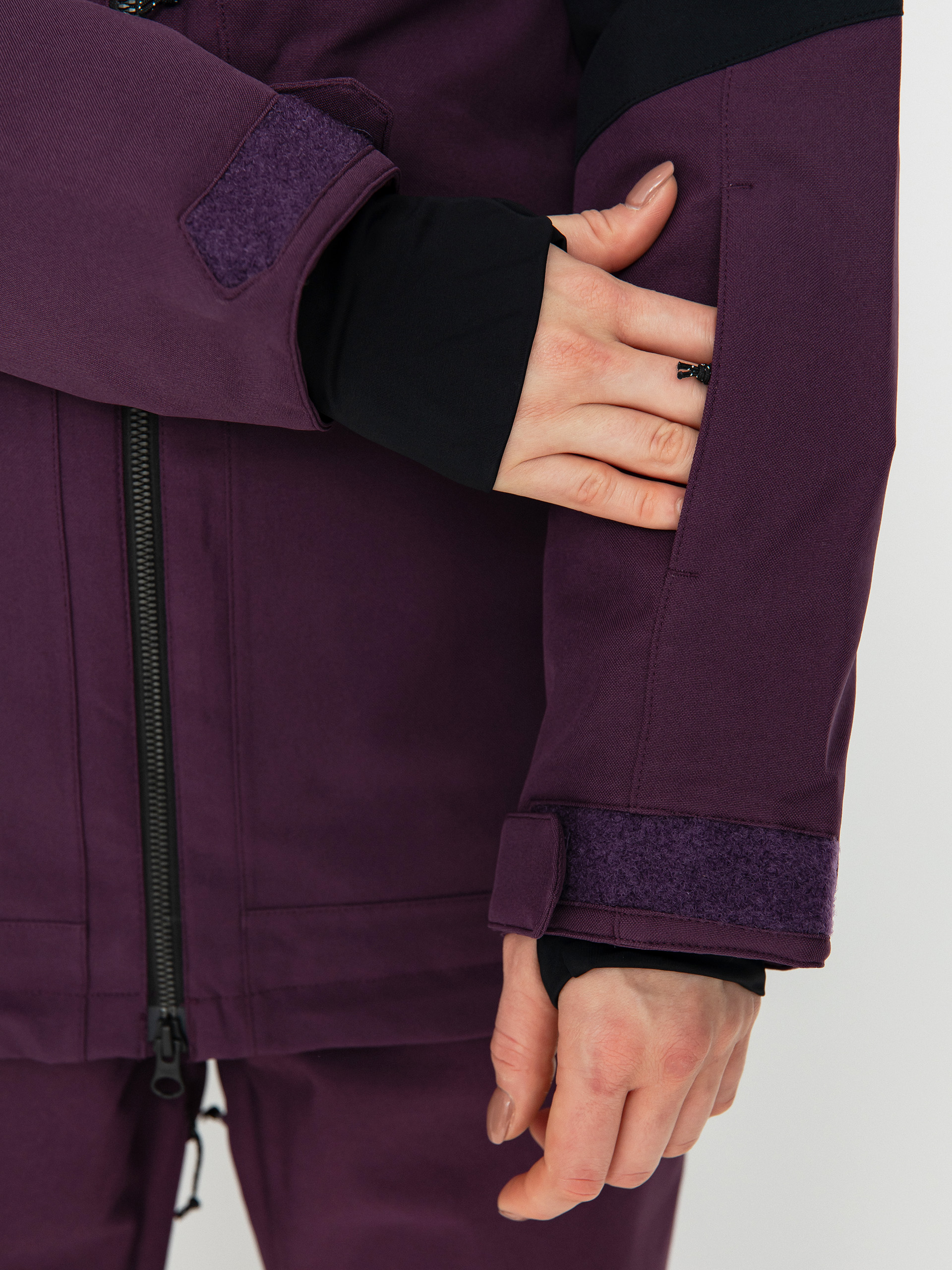 Női Volcom Shelter 3D Stretch Snowboard dzseki (blackberry)